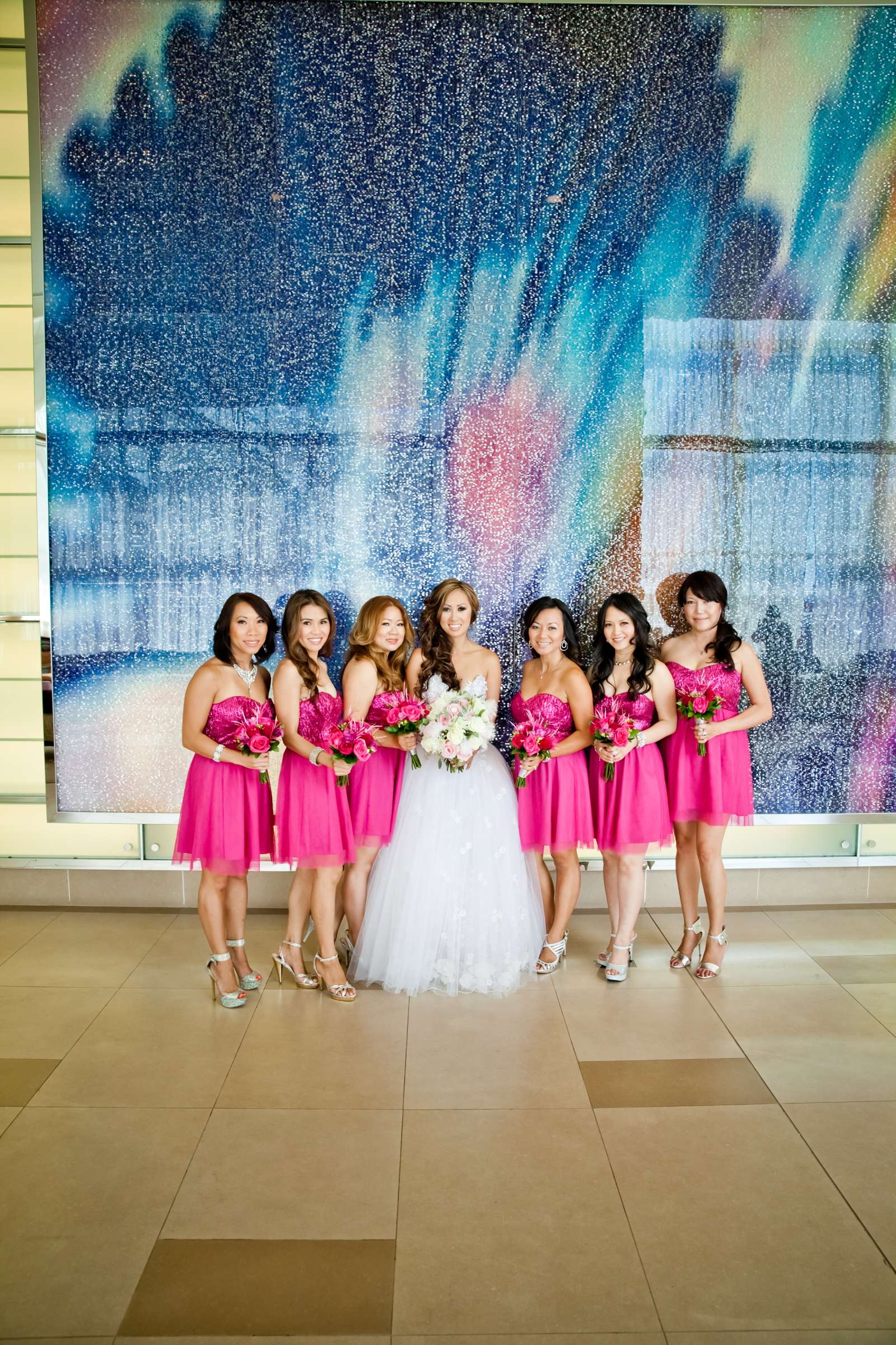 San Diego Central Library Wedding coordinated by Chic Reverie by Jenna, Ava and Joel Wedding Photo #12 by True Photography