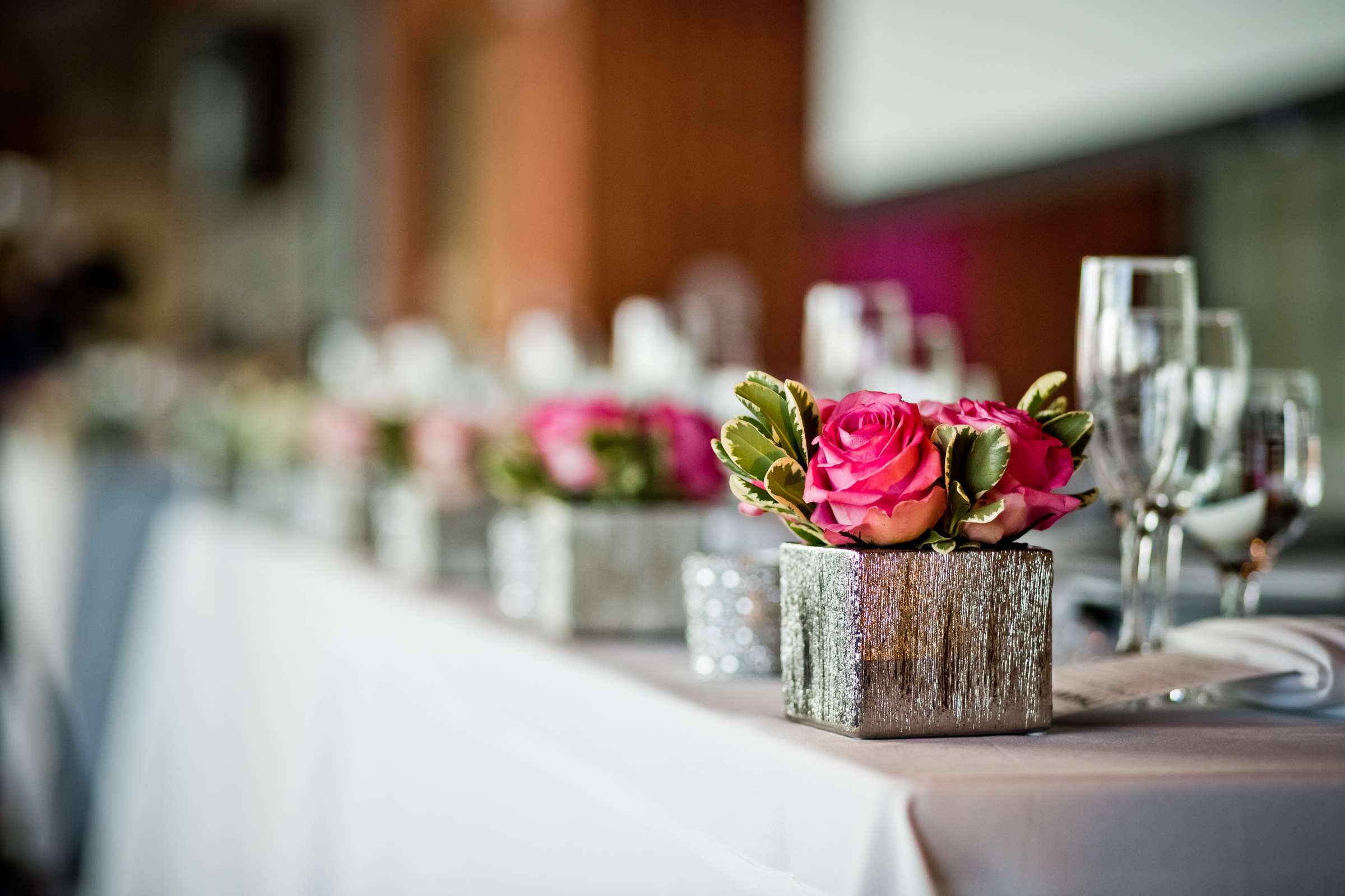 Flowers at San Diego Central Library Wedding coordinated by Chic Reverie by Jenna, Ava and Joel Wedding Photo #86 by True Photography