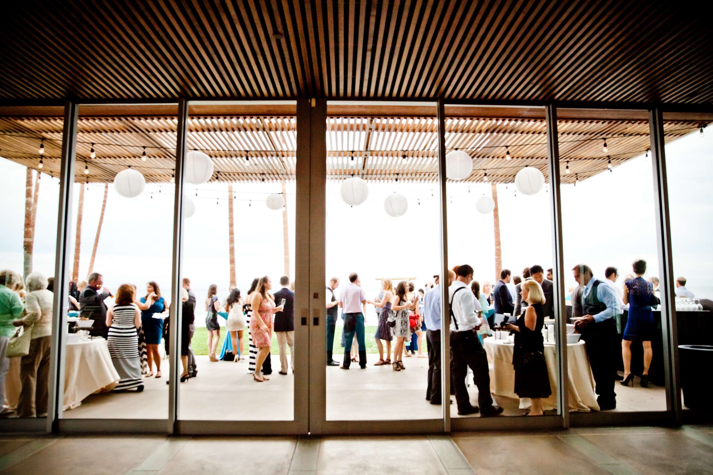 Reception at Scripps Seaside Forum Wedding, Laura and Daniel Wedding Photo #80 by True Photography