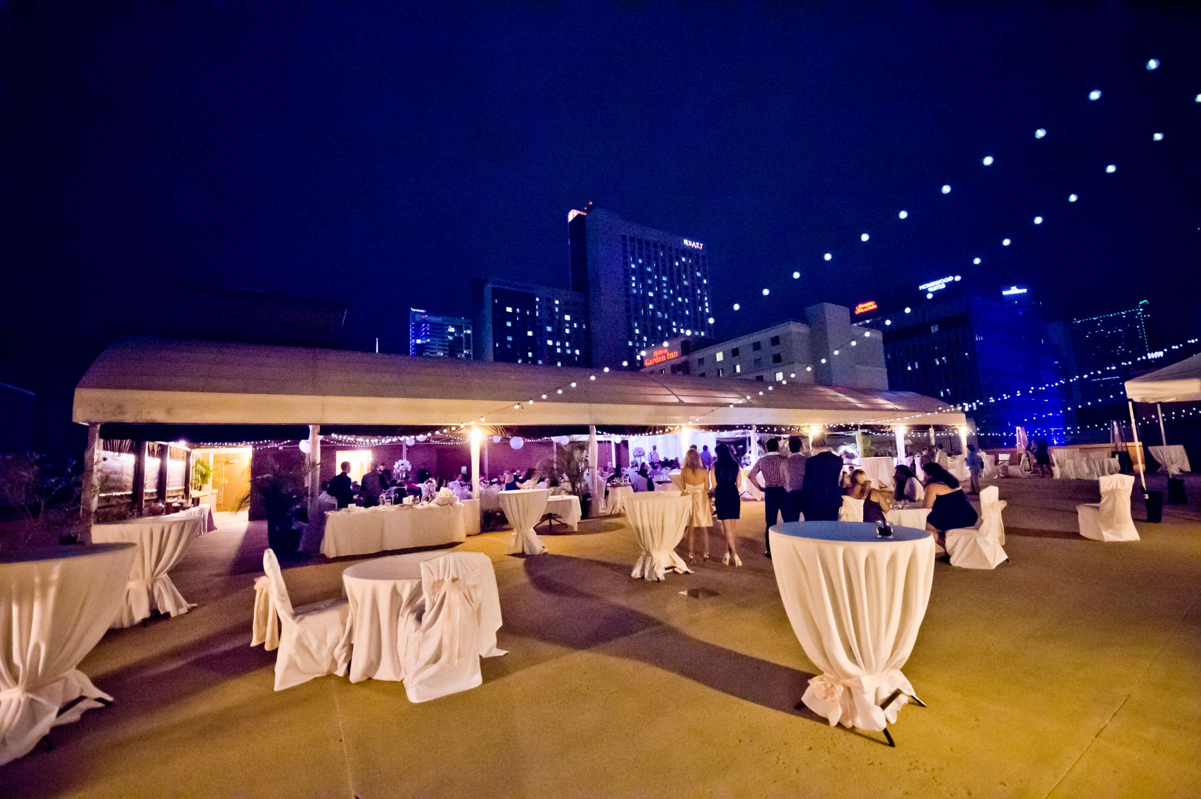 Denver Athletic Club Wedding, Enjoying the roof Wedding Photo #36 by True Photography