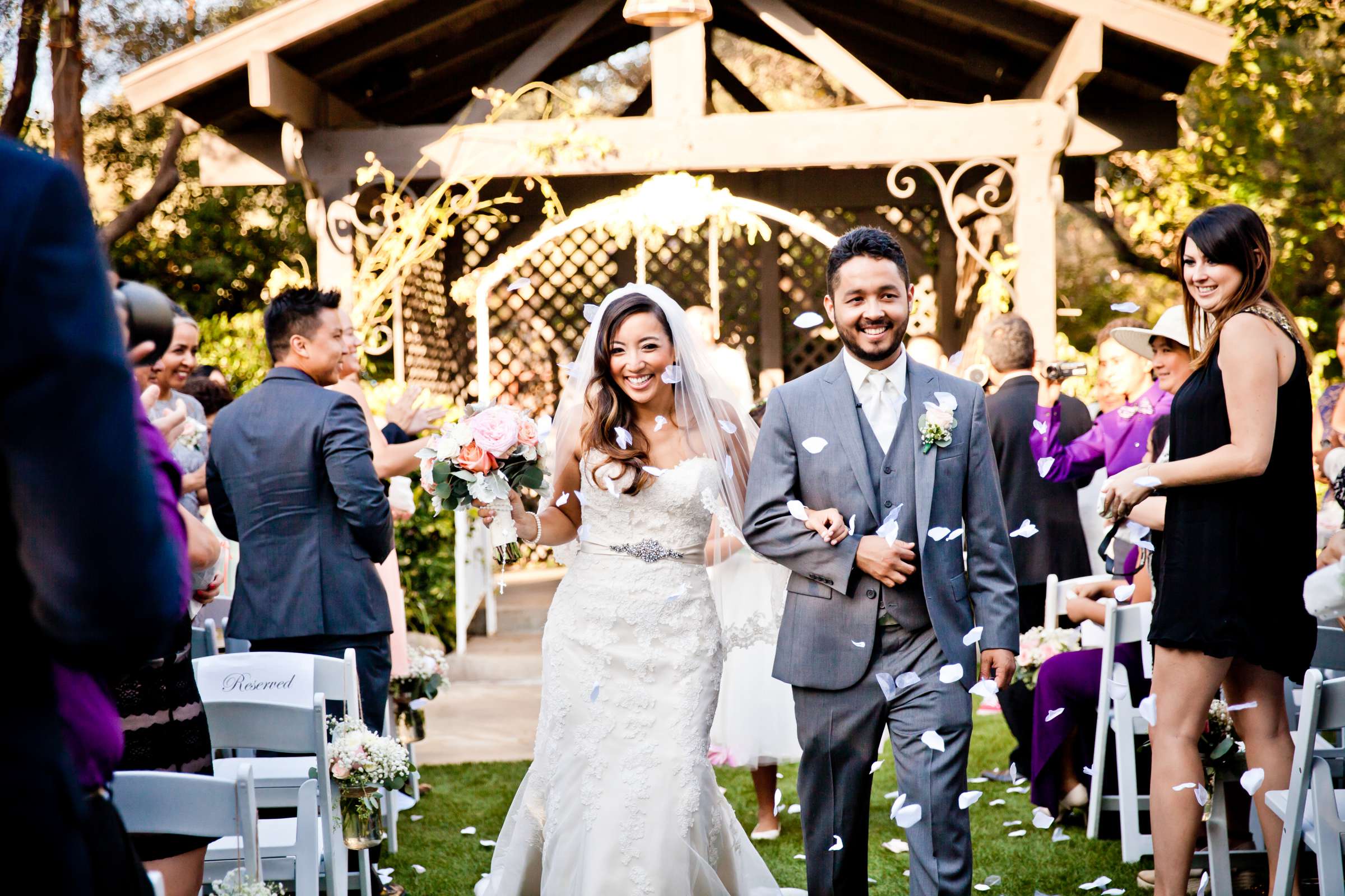 Ceremony at Bernardo Winery Wedding coordinated by Lavish Weddings, Michelle and Richard Wedding Photo #136965 by True Photography