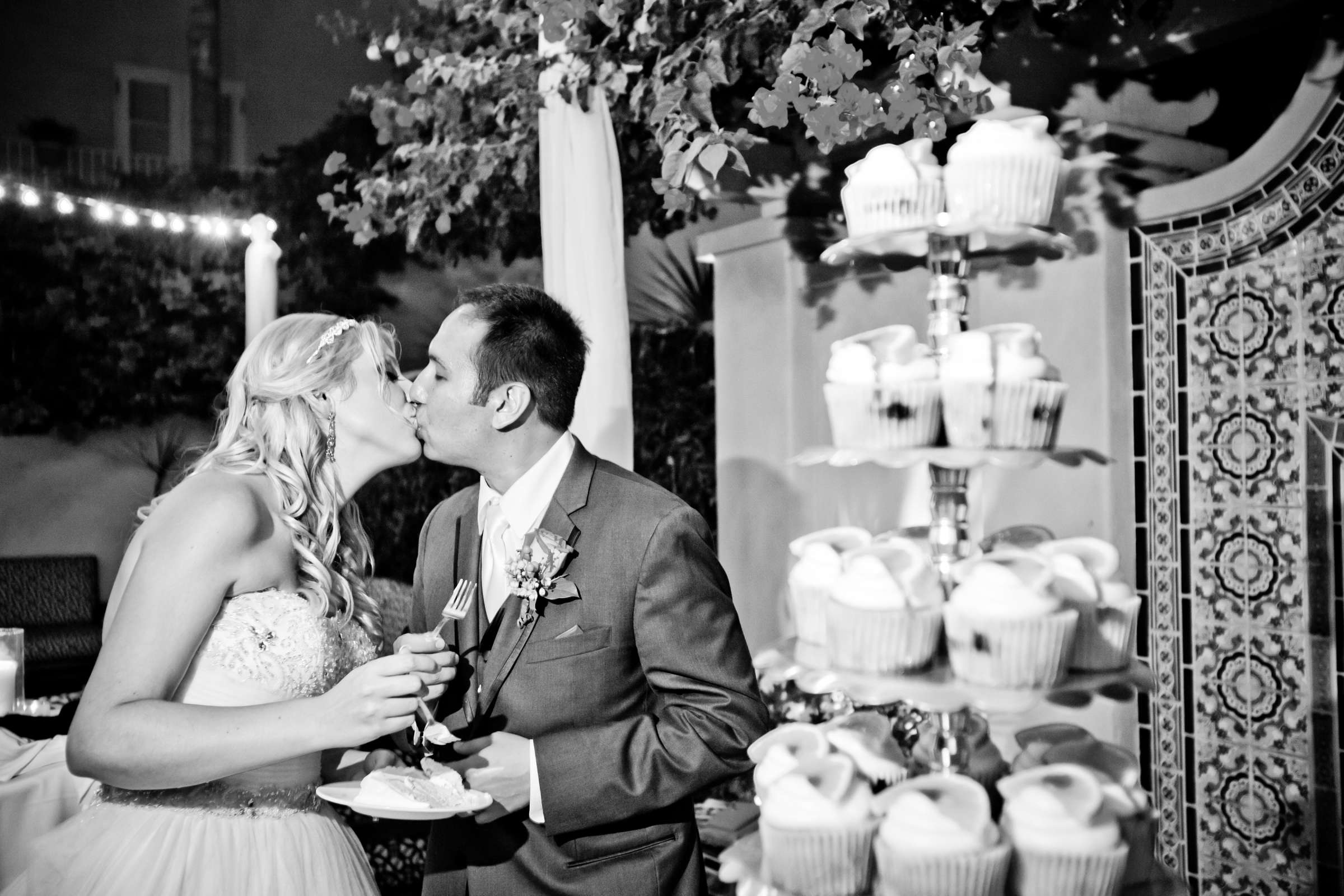 Cake Cutting at La Valencia Wedding coordinated by A Joy Forever Events, Jessica and Anthony Wedding Photo #39 by True Photography