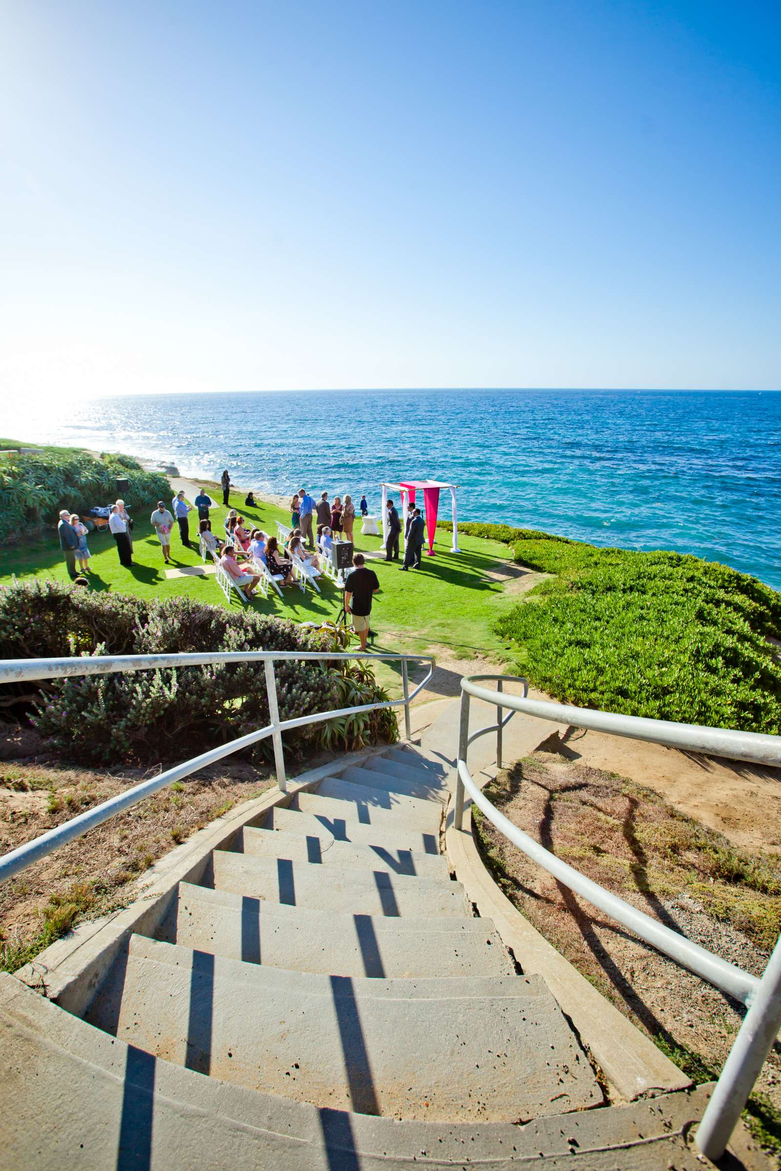 Ceremony at La Valencia Wedding coordinated by A Joy Forever Events, Jessica and Anthony Wedding Photo #48 by True Photography