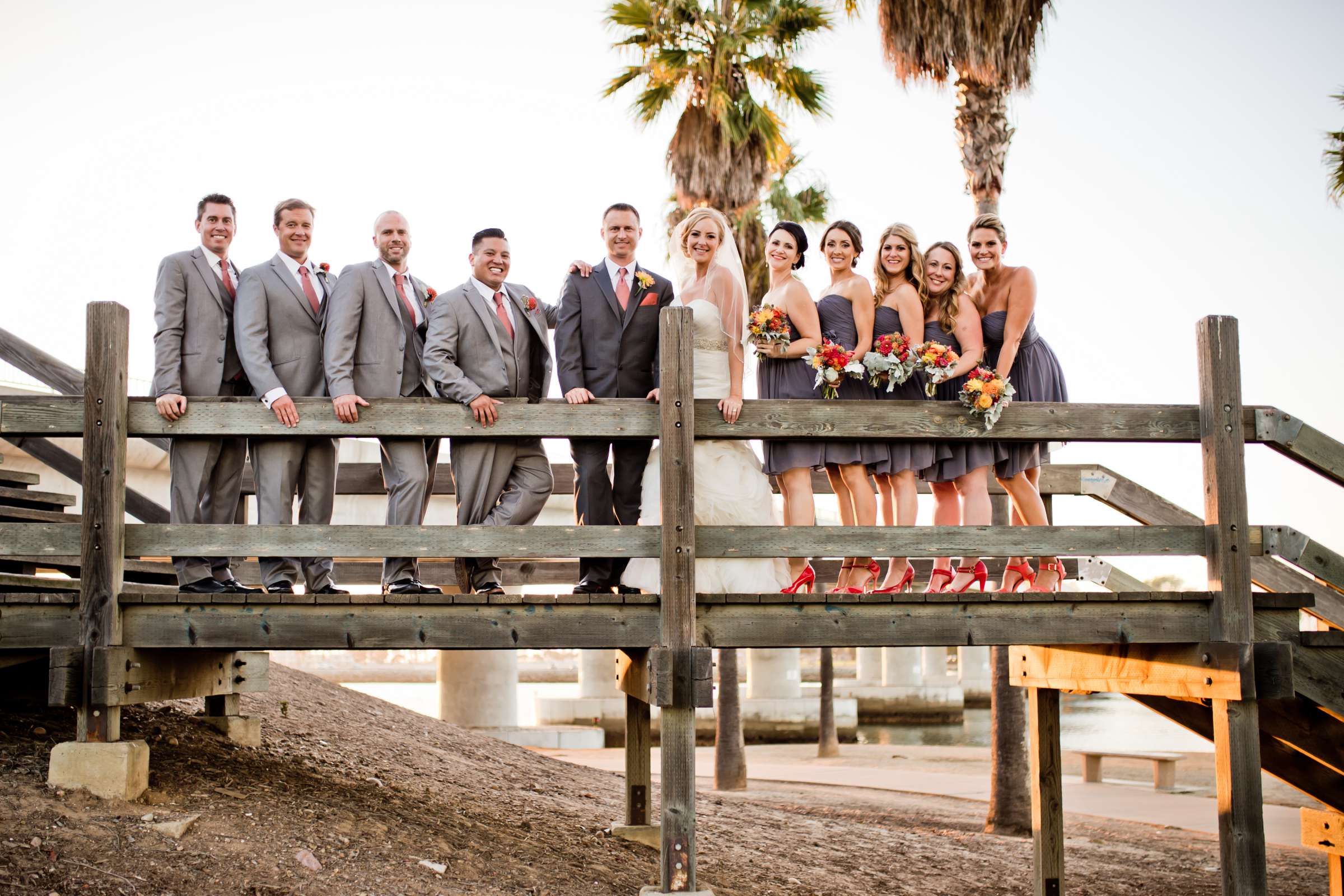 Bridal Party at The Dana on Mission Bay Wedding coordinated by I Do Weddings, Heather and James Wedding Photo #40 by True Photography