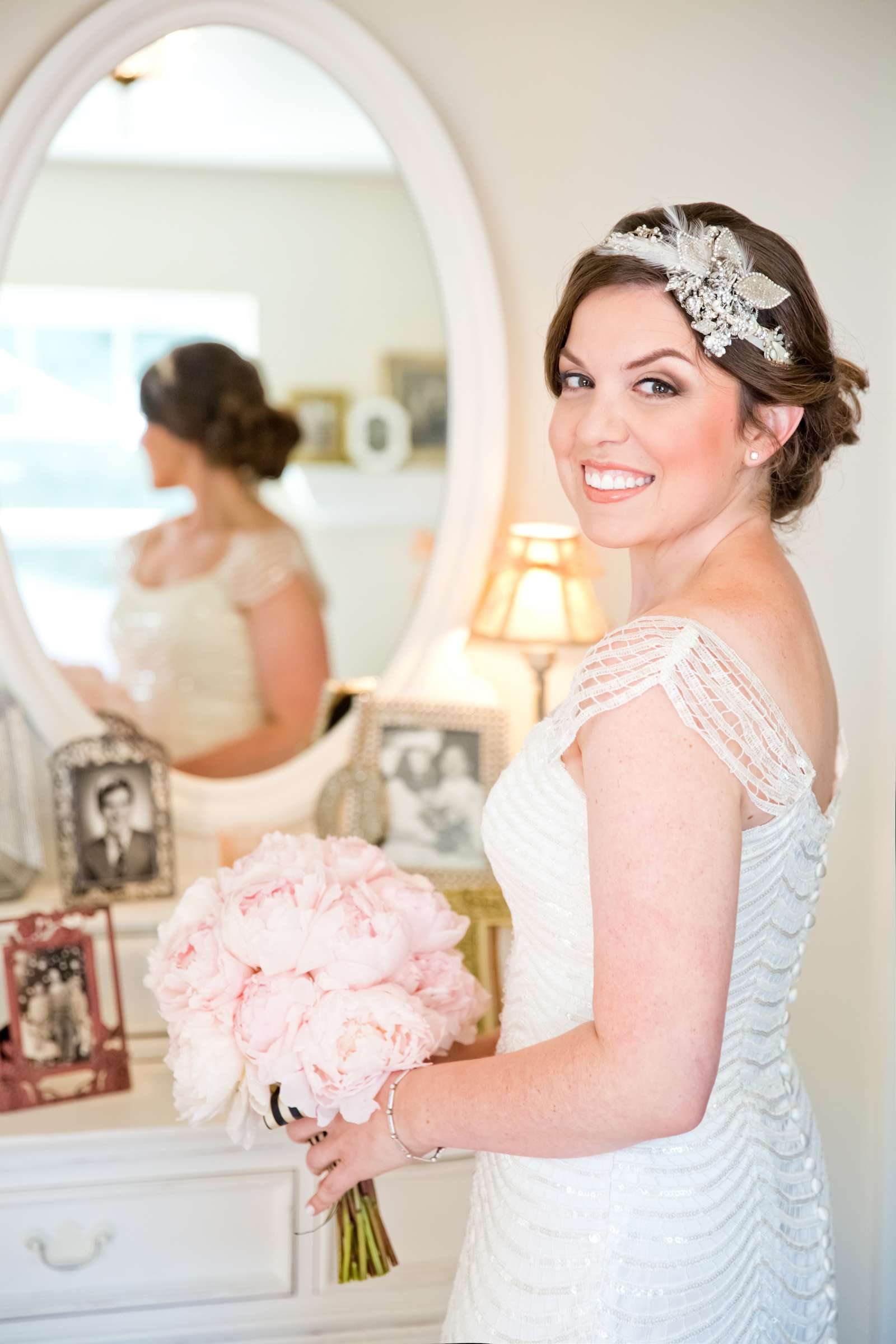 Bride at Wedding, Kristin and Joseph Wedding Photo #20 by True Photography