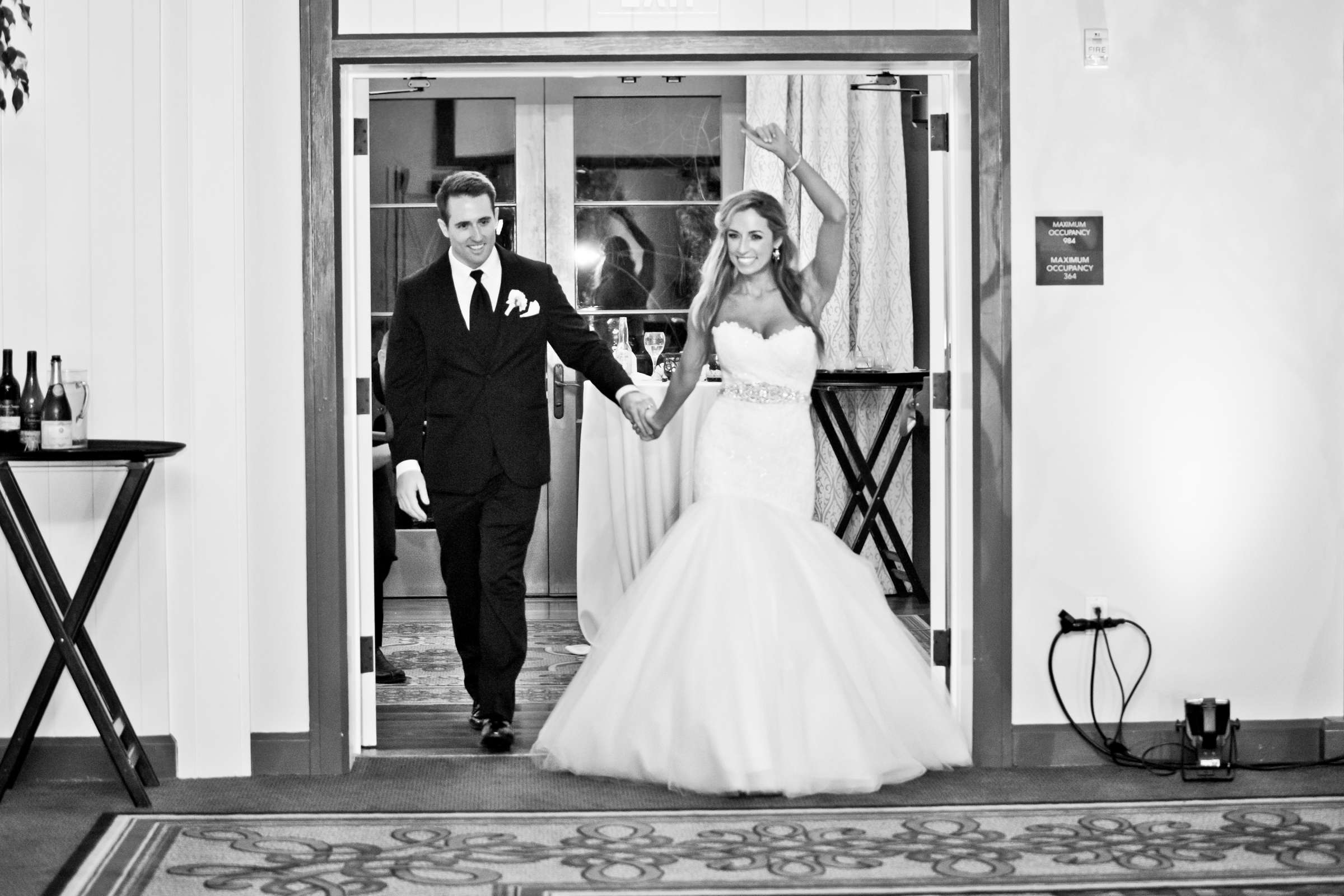Black and White photo at Estancia Wedding coordinated by Pink Papaya, Brittni and Nicholas Wedding Photo #142922 by True Photography