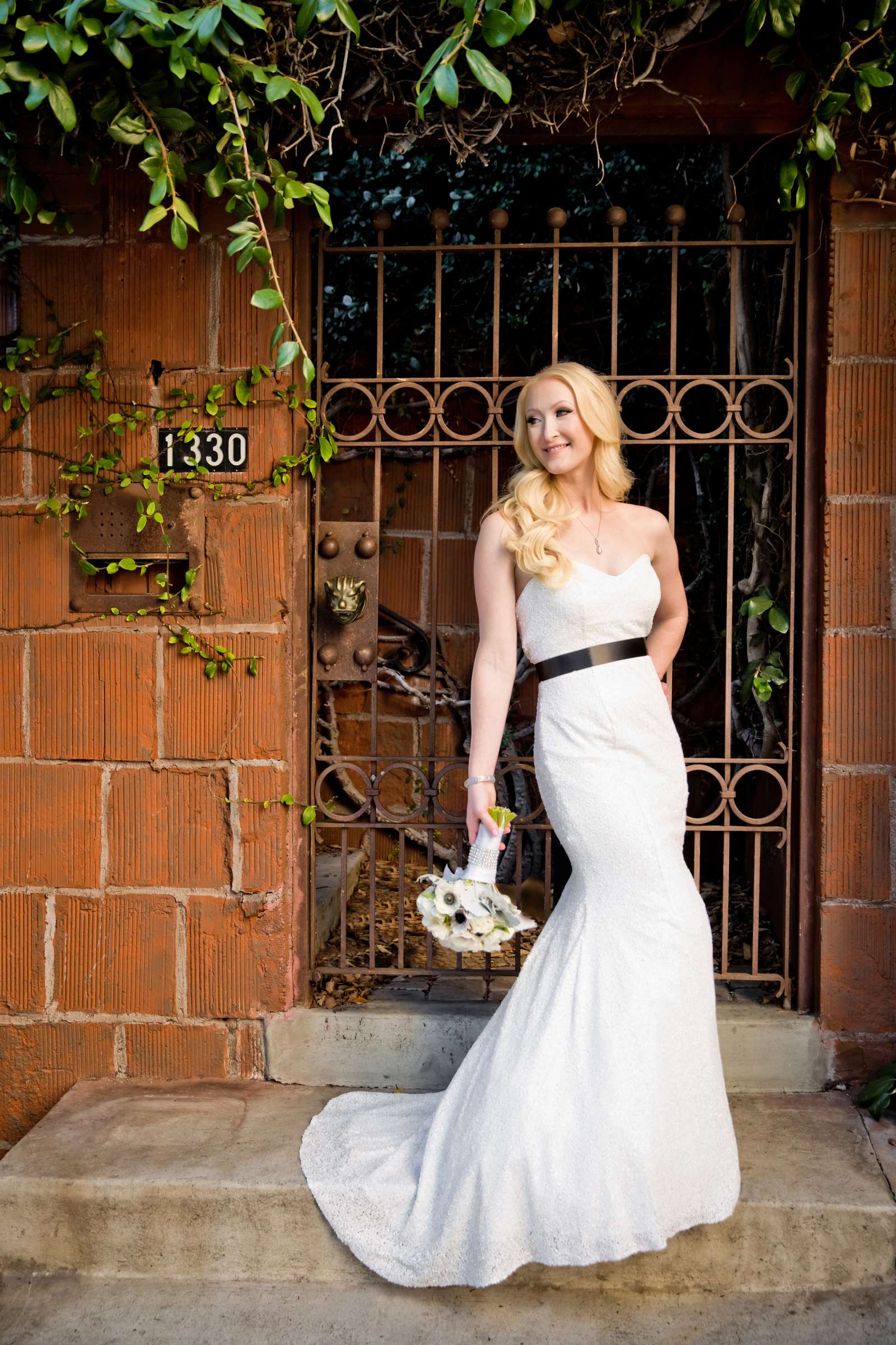 Bride at El Cortez Wedding coordinated by Holly Kalkin Weddings, Shannon and Elliott Wedding Photo #142983 by True Photography