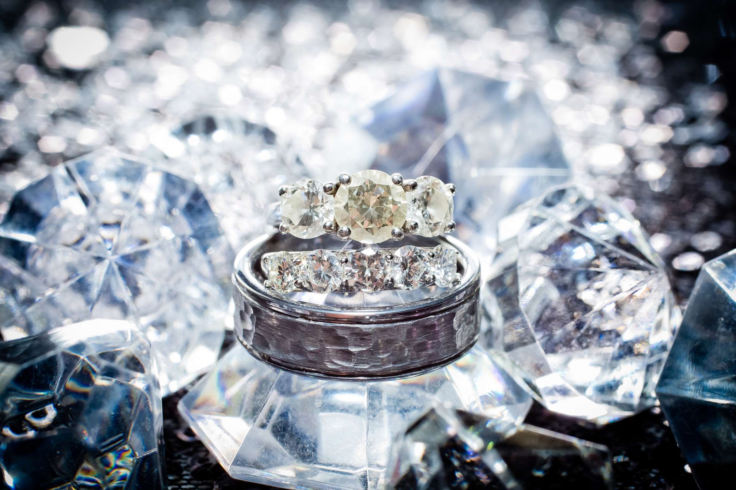 Rings at El Cortez Wedding coordinated by Holly Kalkin Weddings, Shannon and Elliott Wedding Photo #143008 by True Photography