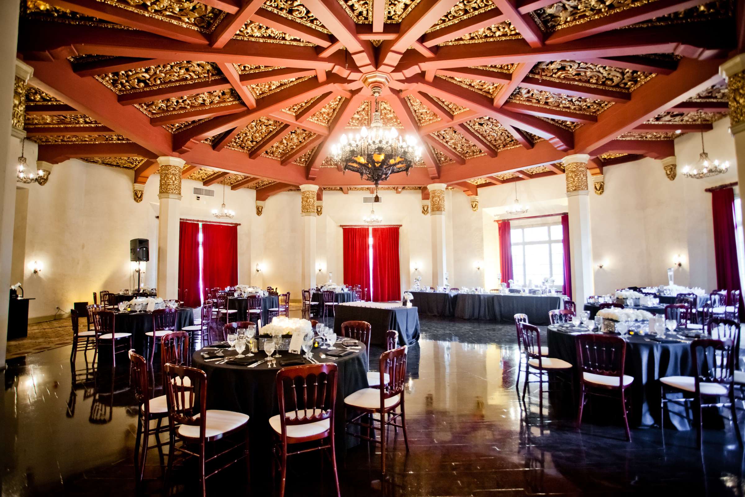 Table Shots at El Cortez Wedding coordinated by Holly Kalkin Weddings, Shannon and Elliott Wedding Photo #143052 by True Photography