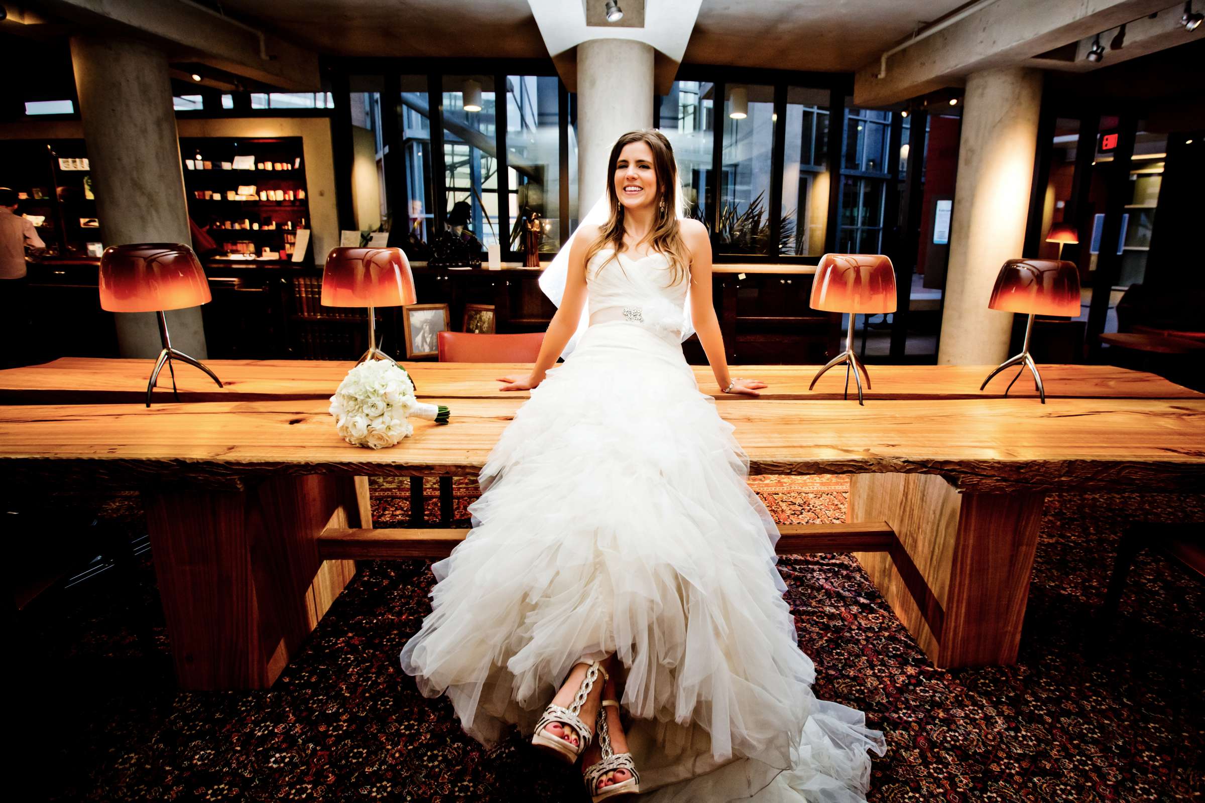 San Diego Central Library Wedding coordinated by Josefina Events, Becky and Jimmy Wedding Photo #143372 by True Photography