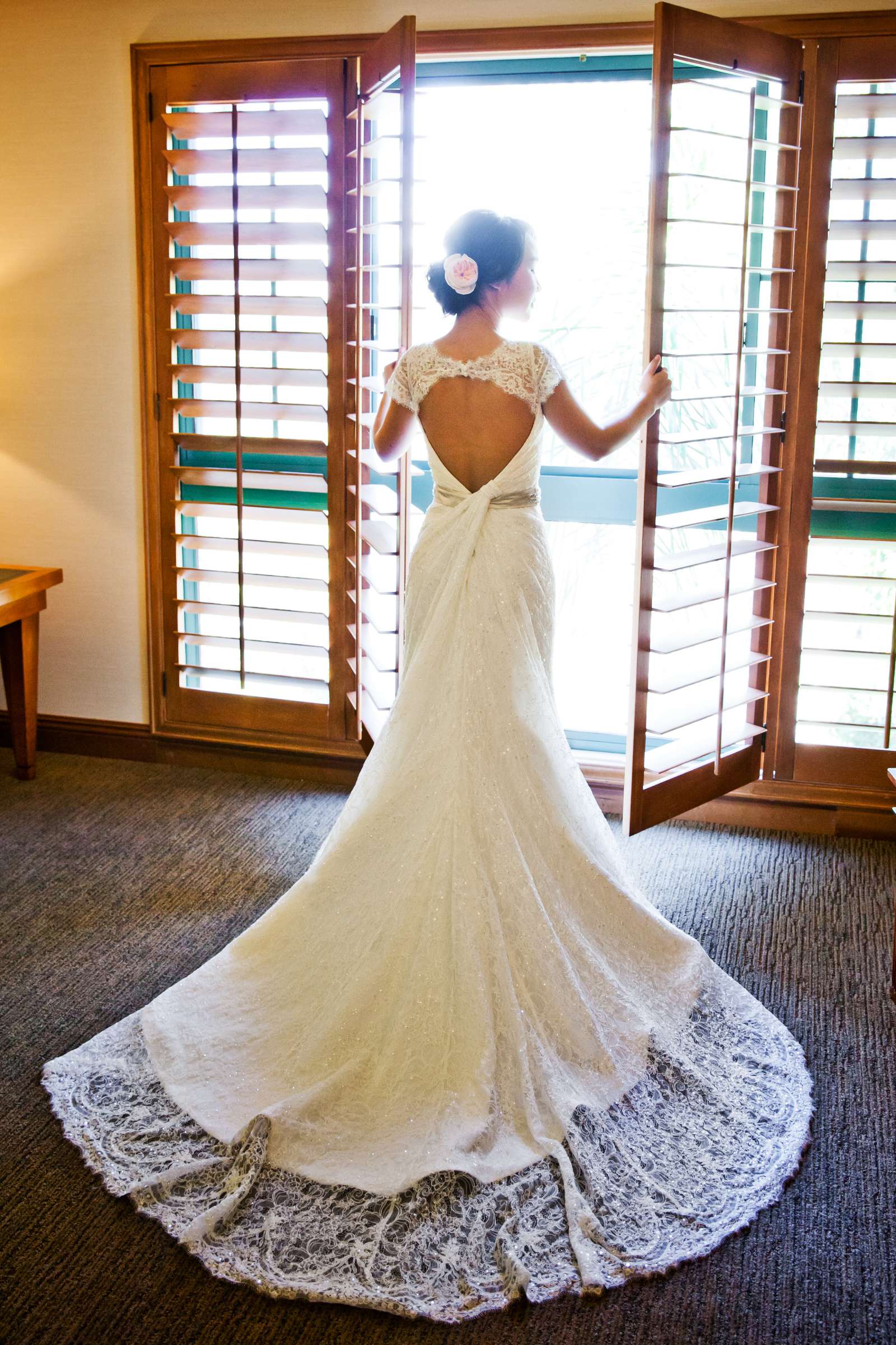 Wedding Dress at Scripps Seaside Forum Wedding, Jessica and Tien Wedding Photo #144044 by True Photography