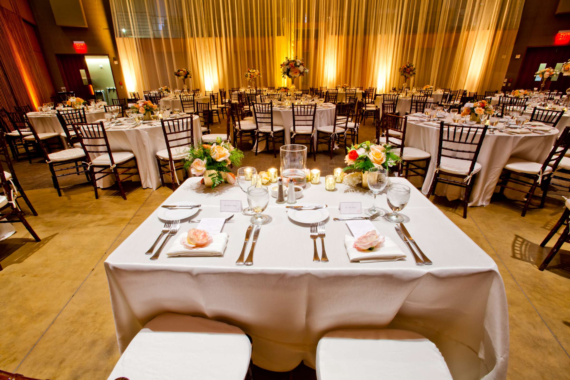 Table Shots at Scripps Seaside Forum Wedding, Jessica and Tien Wedding Photo #144104 by True Photography