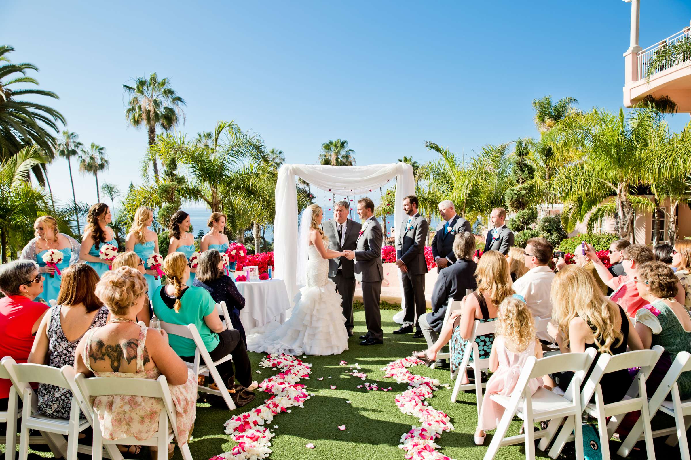 La Valencia Wedding coordinated by GSharp, Jenny and Jeremy Wedding Photo #146069 by True Photography