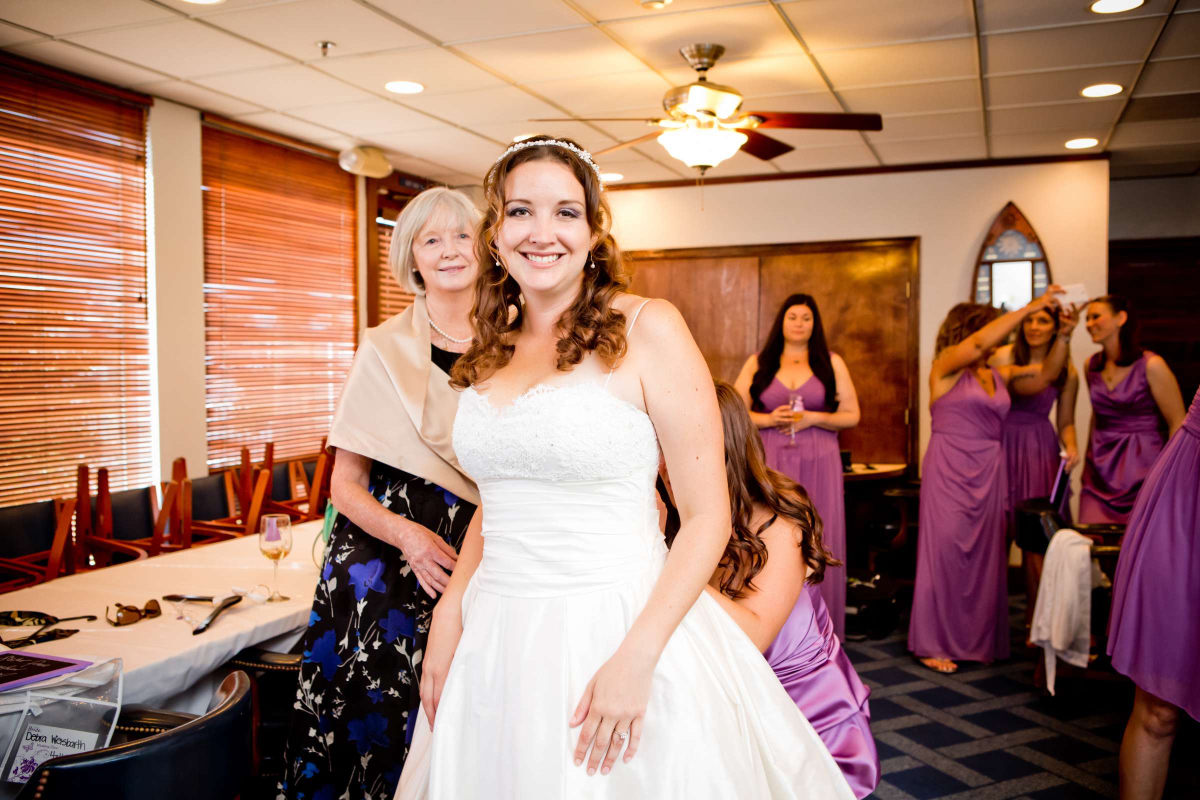 Coronado Cays Yacht Club Wedding coordinated by Creative Affairs Inc, Debra and Justin Wedding Photo #19 by True Photography