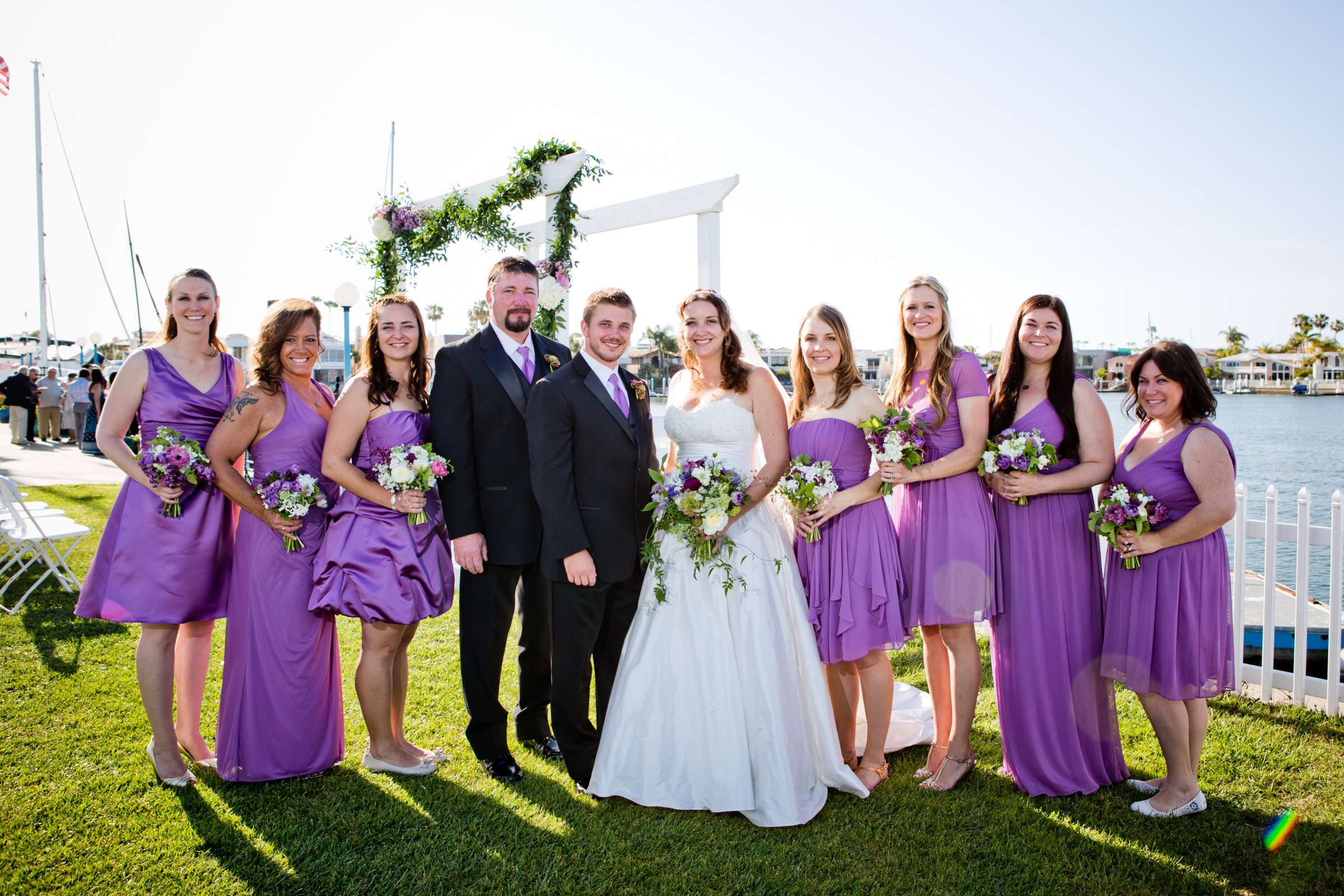 Coronado Cays Yacht Club Wedding coordinated by Creative Affairs Inc, Debra and Justin Wedding Photo #43 by True Photography