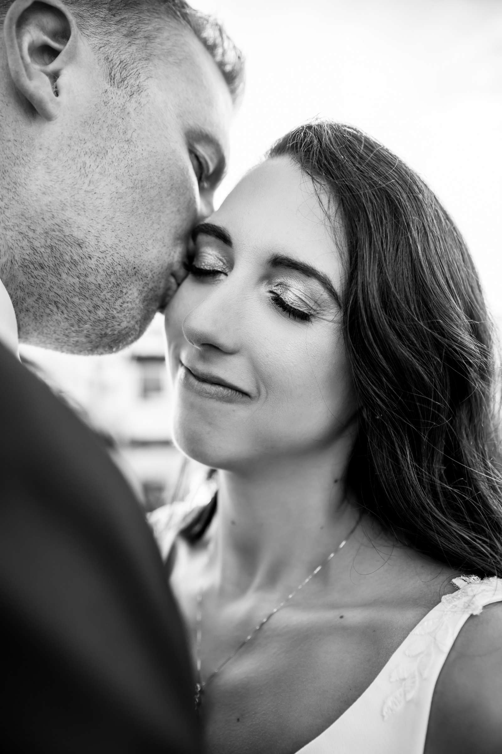 Harbor View Loft Wedding, Melanie and John Wedding Photo #12 by True Photography