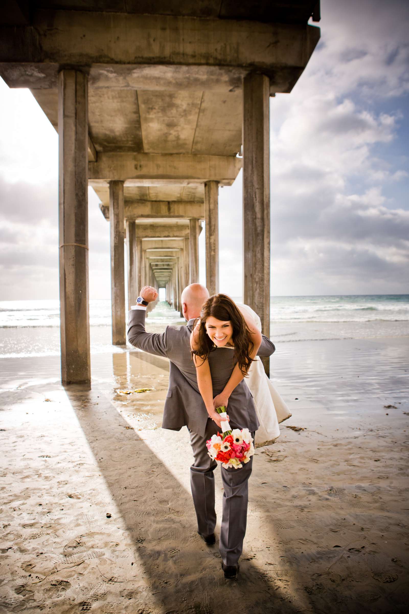 Scripps Seaside Forum Wedding coordinated by First Comes Love Weddings & Events, Lisa and Brett Wedding Photo #17 by True Photography