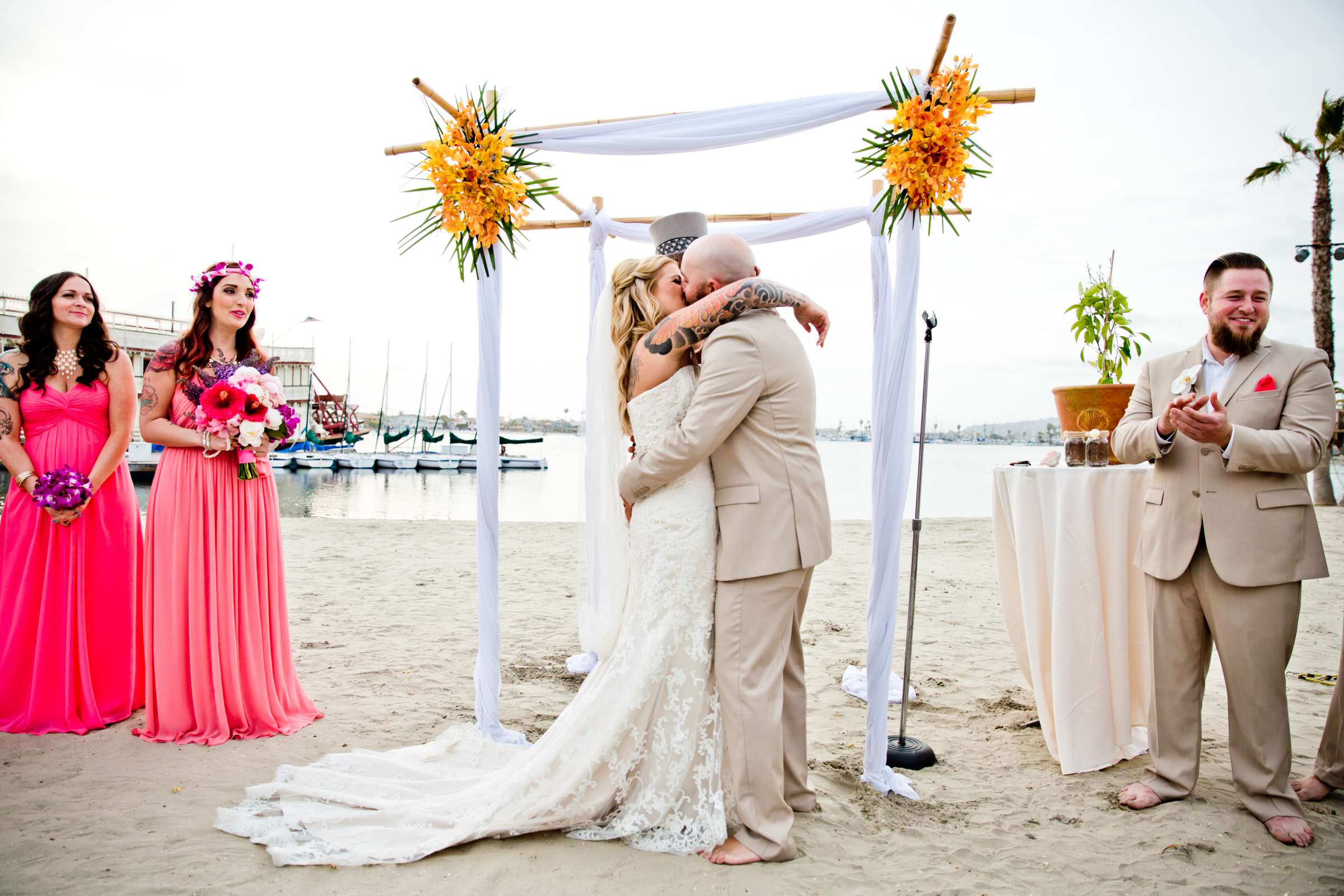 Wedding coordinated by Bahia Hotel, Katie and Tom Wedding Photo #37 by True Photography