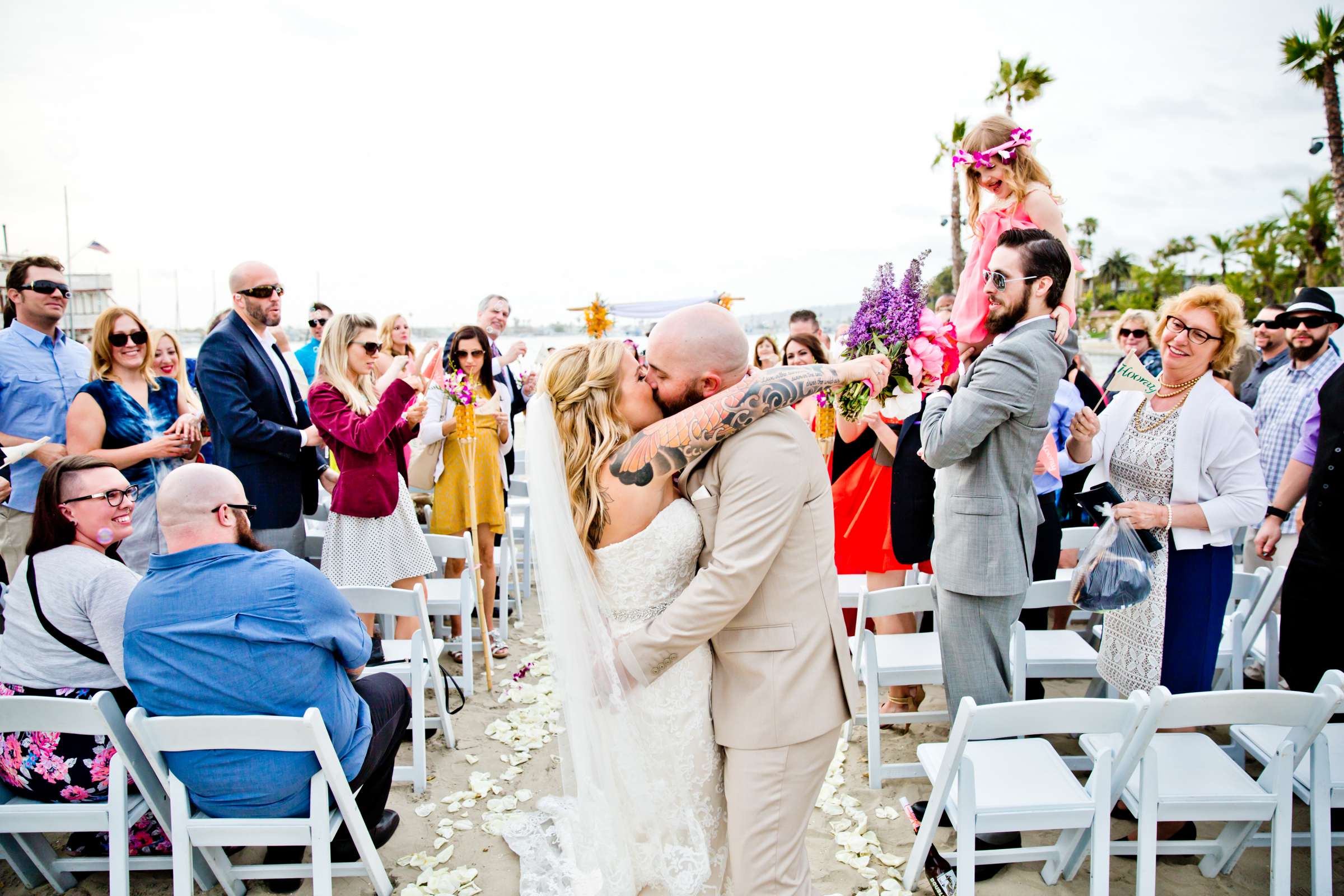 Wedding coordinated by Bahia Hotel, Katie and Tom Wedding Photo #39 by True Photography