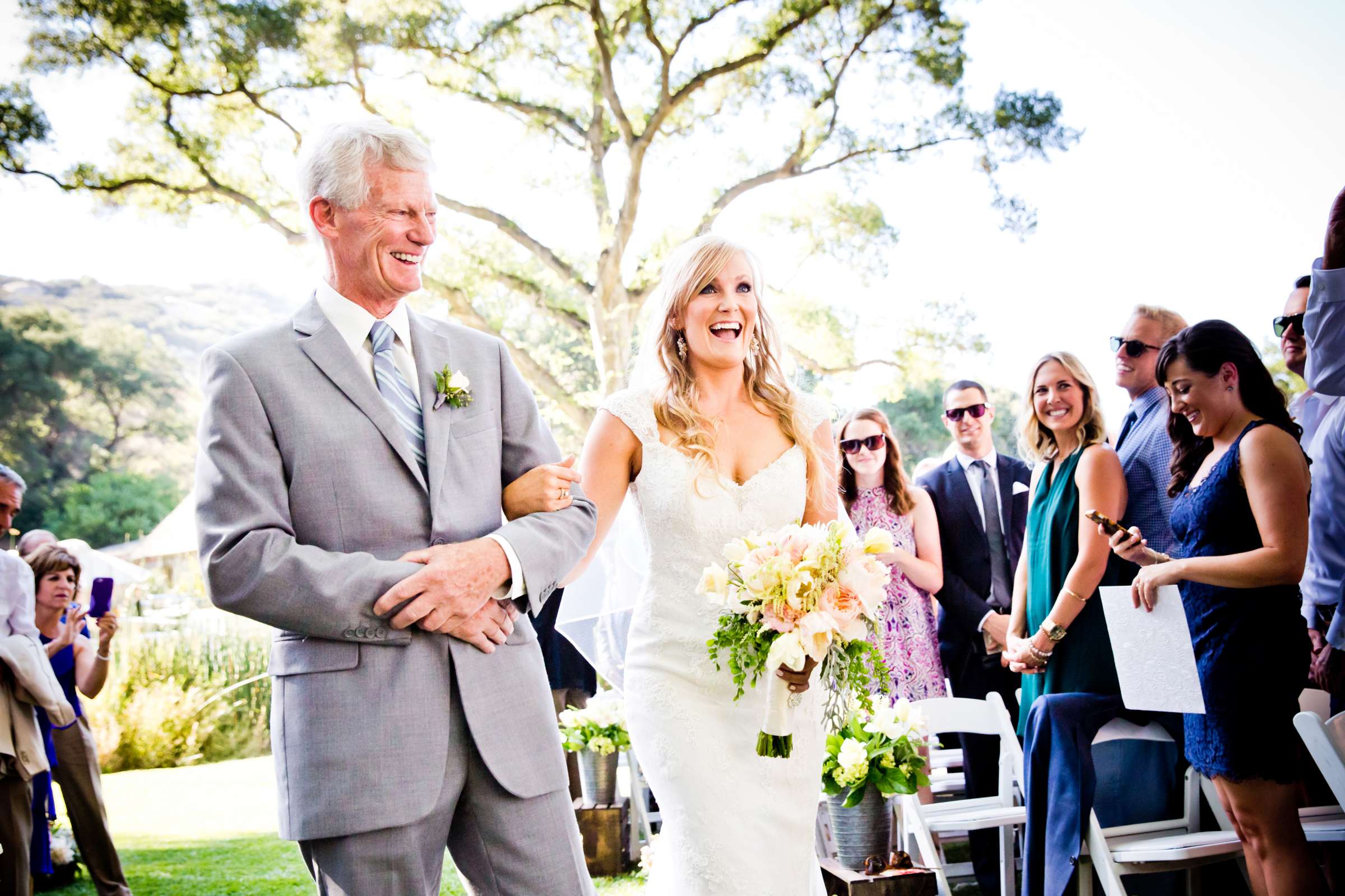 Father of the Bride at Temecula Creek Inn Wedding coordinated by Emily Smiley, Katie and John Wedding Photo #44 by True Photography