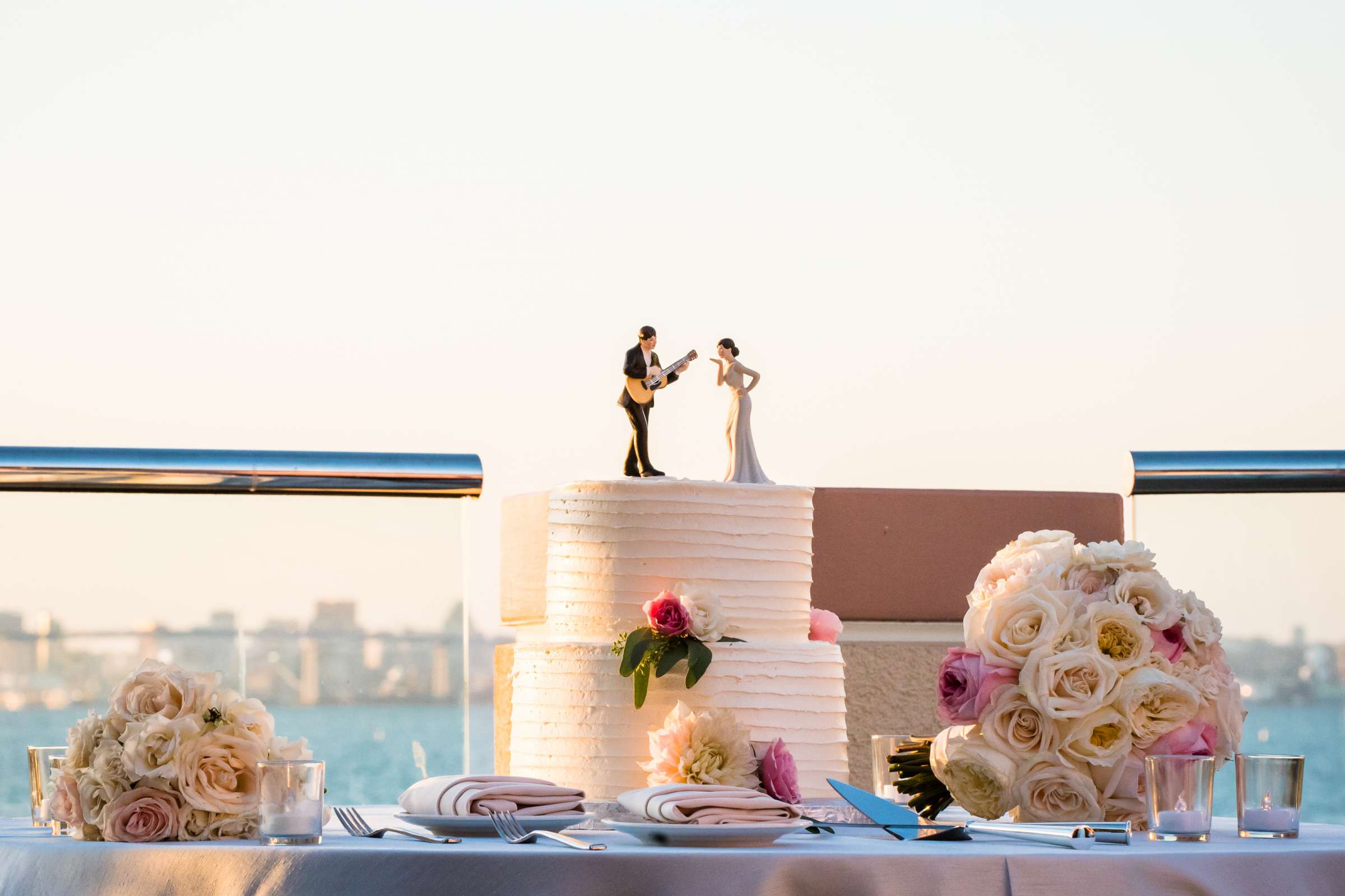 Loews Coronado Bay Resort Wedding coordinated by Weddings By Victoria, Jessica and Daniel Wedding Photo #92 by True Photography