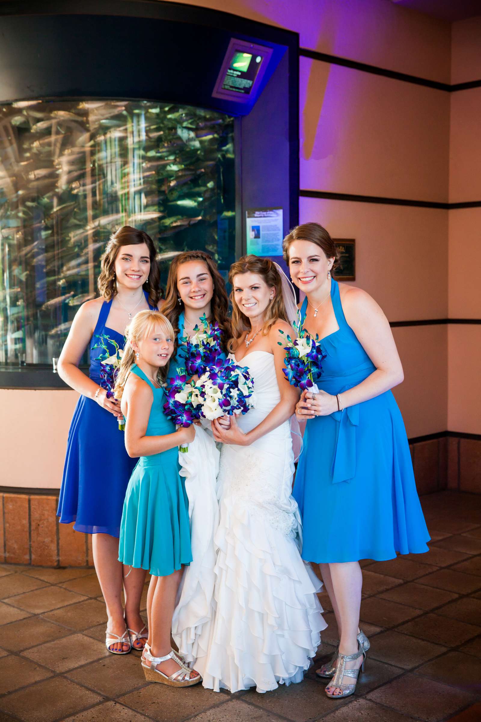 Birch Aquarium at Scripps Wedding, Cami and Zane Wedding Photo #27 by True Photography