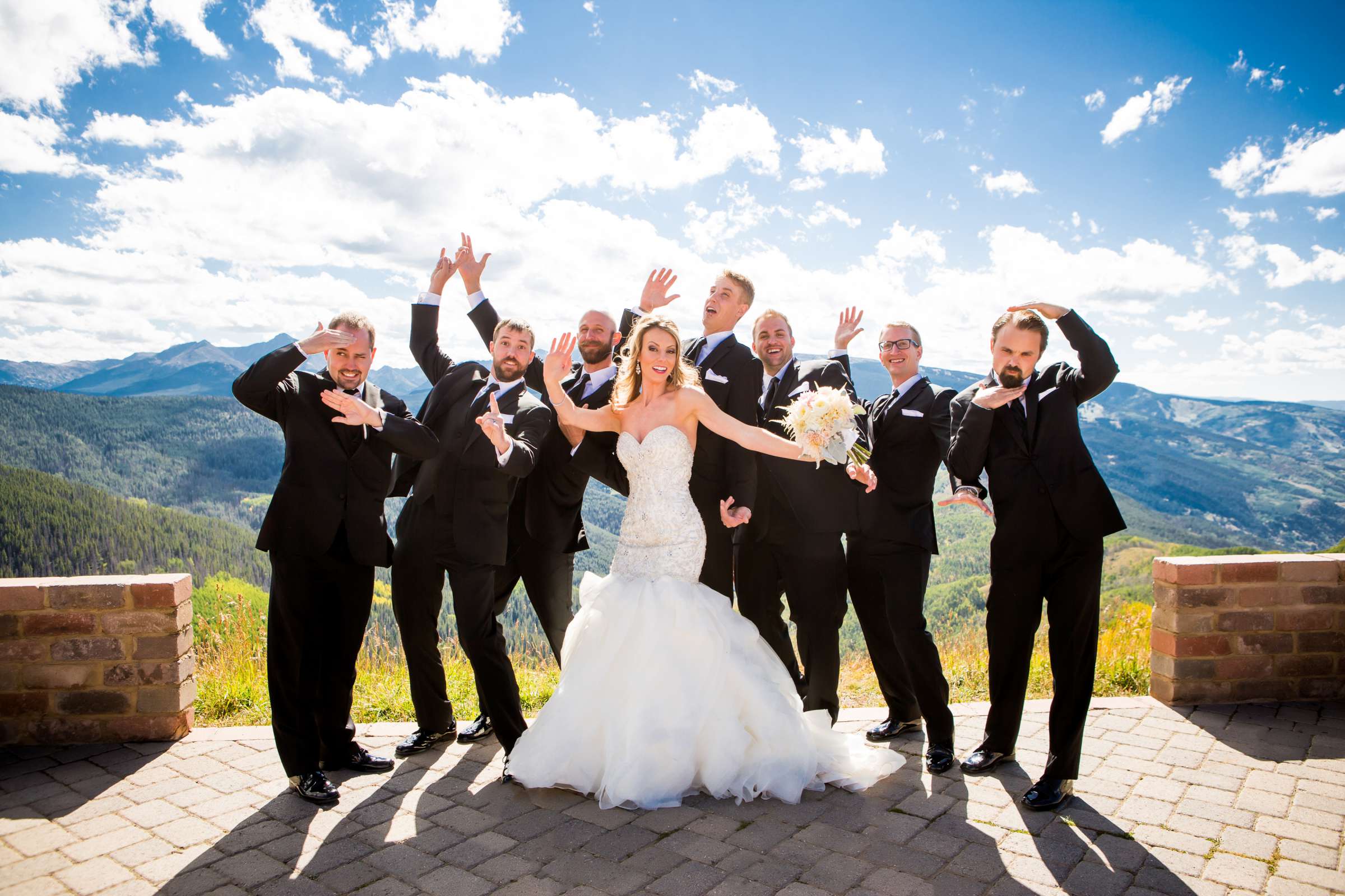 The Vail Wedding Deck Wedding coordinated by Petal and Bean, Kristen and Sven Wedding Photo #8 by True Photography