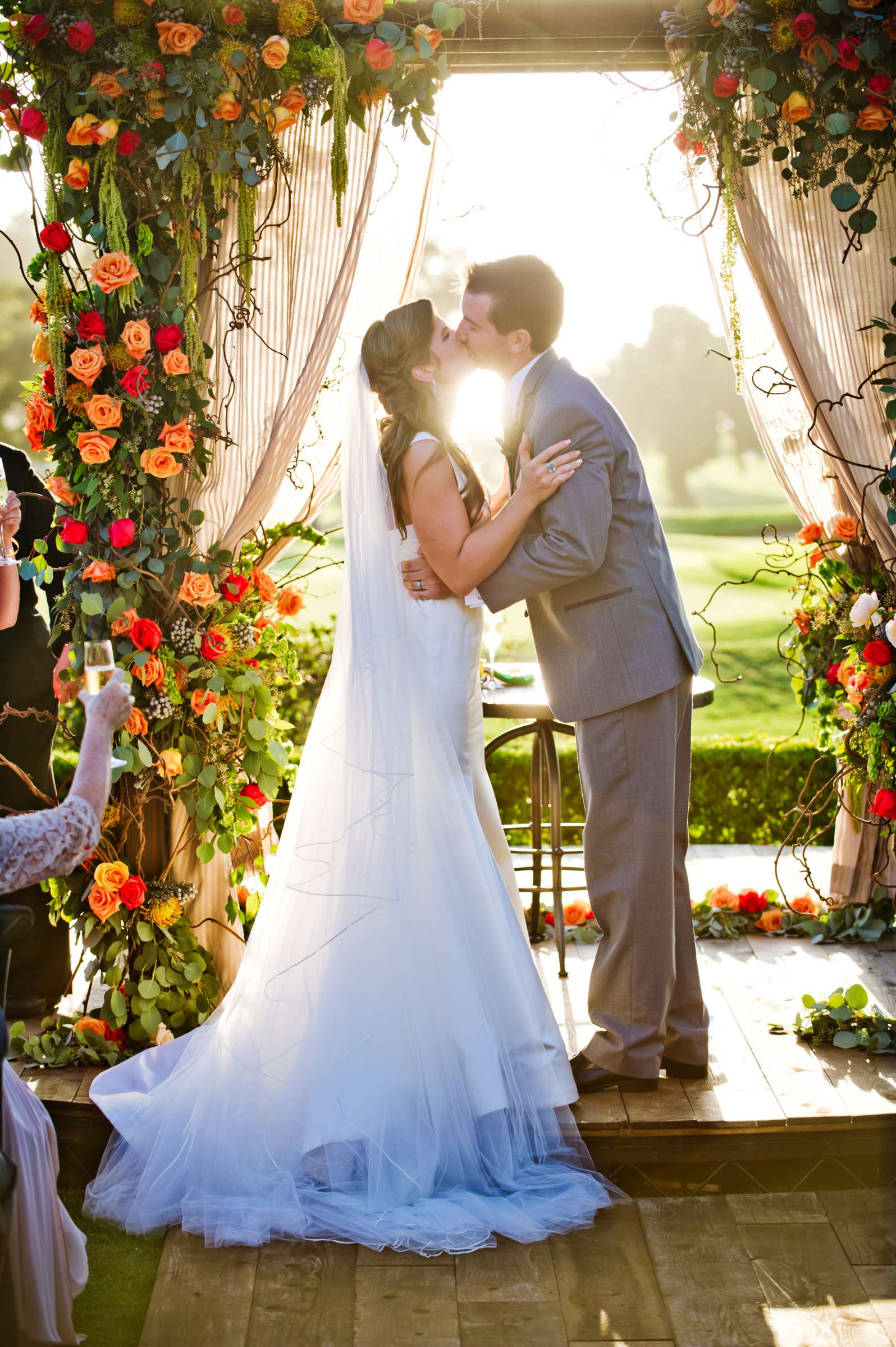 Lodge at Torrey Pines Wedding coordinated by Kathy Wright & Co., Kendall and Patrick Wedding Photo #64 by True Photography