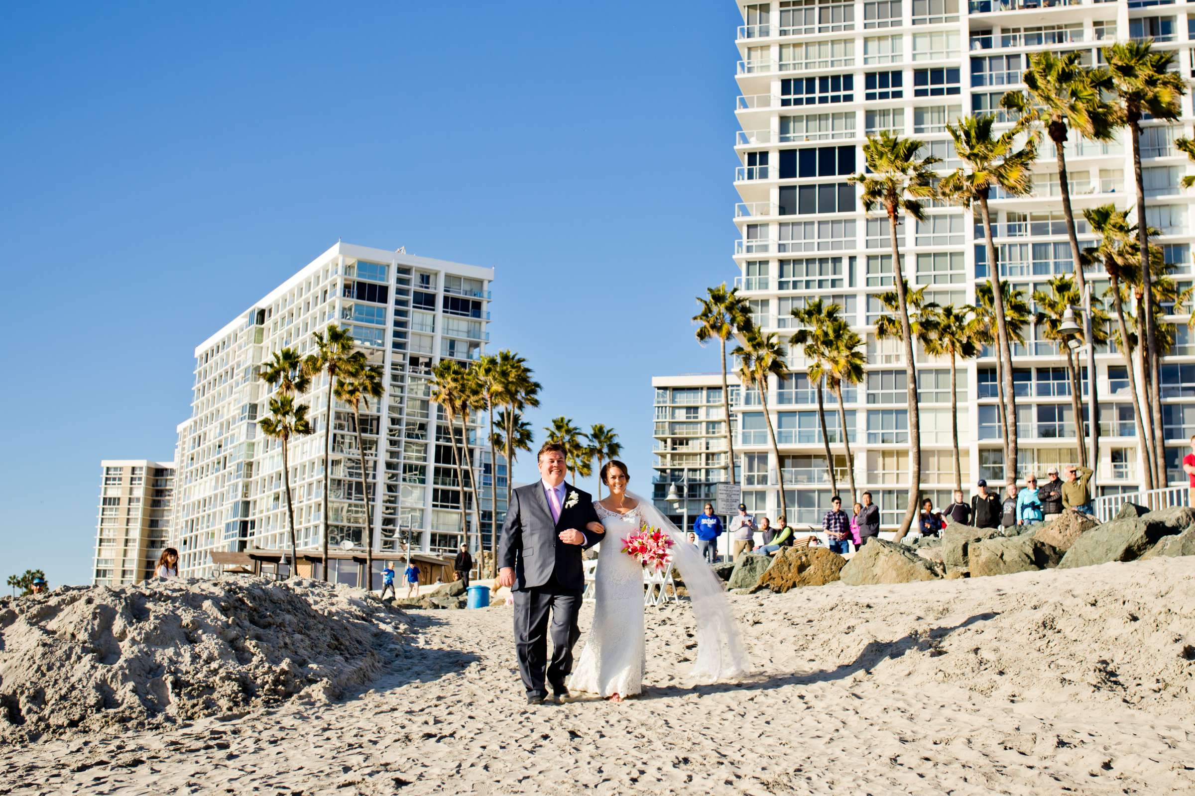 Coronado Community Center Wedding coordinated by InStyle Event Planning, Christy and Stephen Wedding Photo #189557 by True Photography