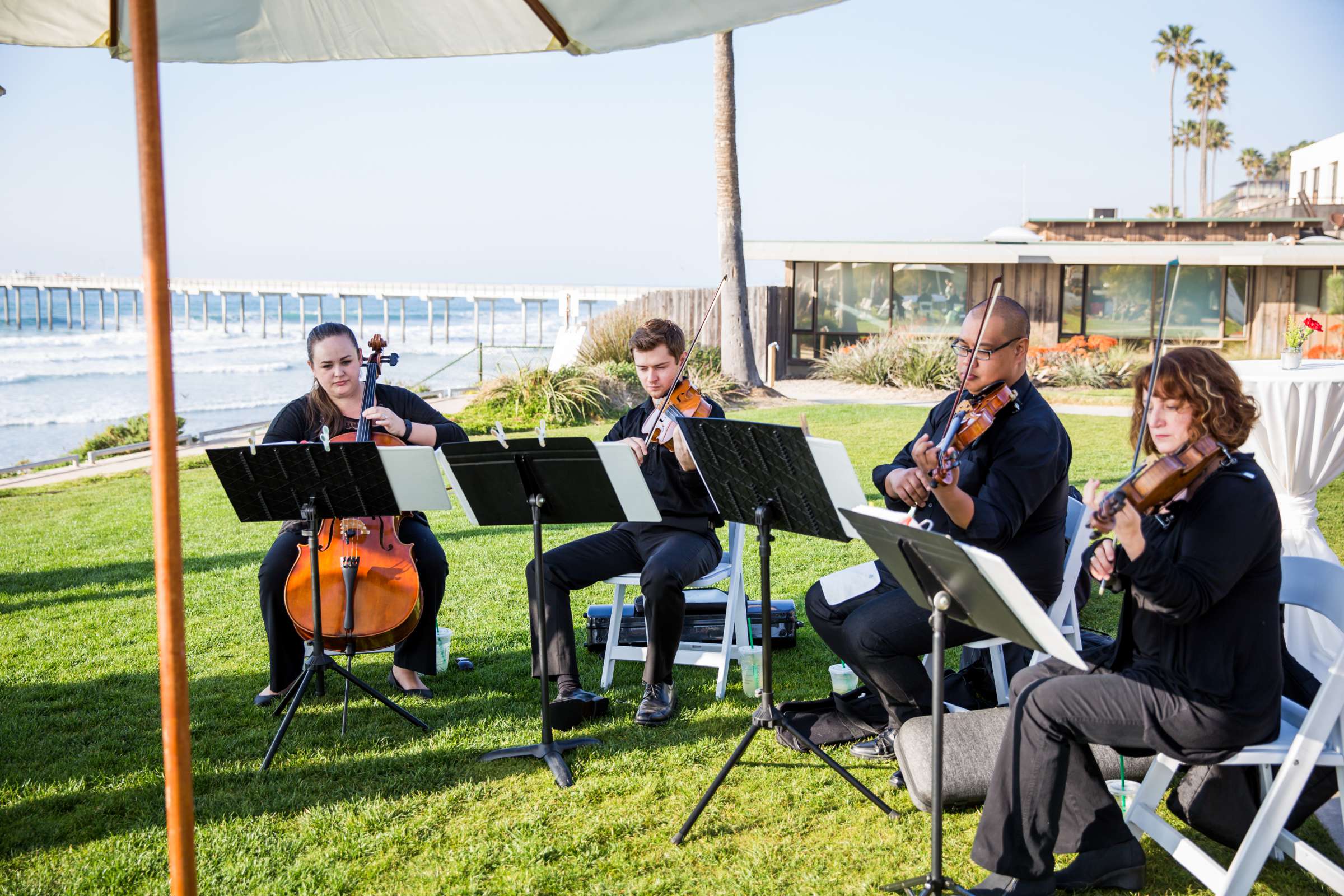 Scripps Seaside Forum Wedding coordinated by Adore Wedding Design, Brin and Thomas Wedding Photo #116 by True Photography