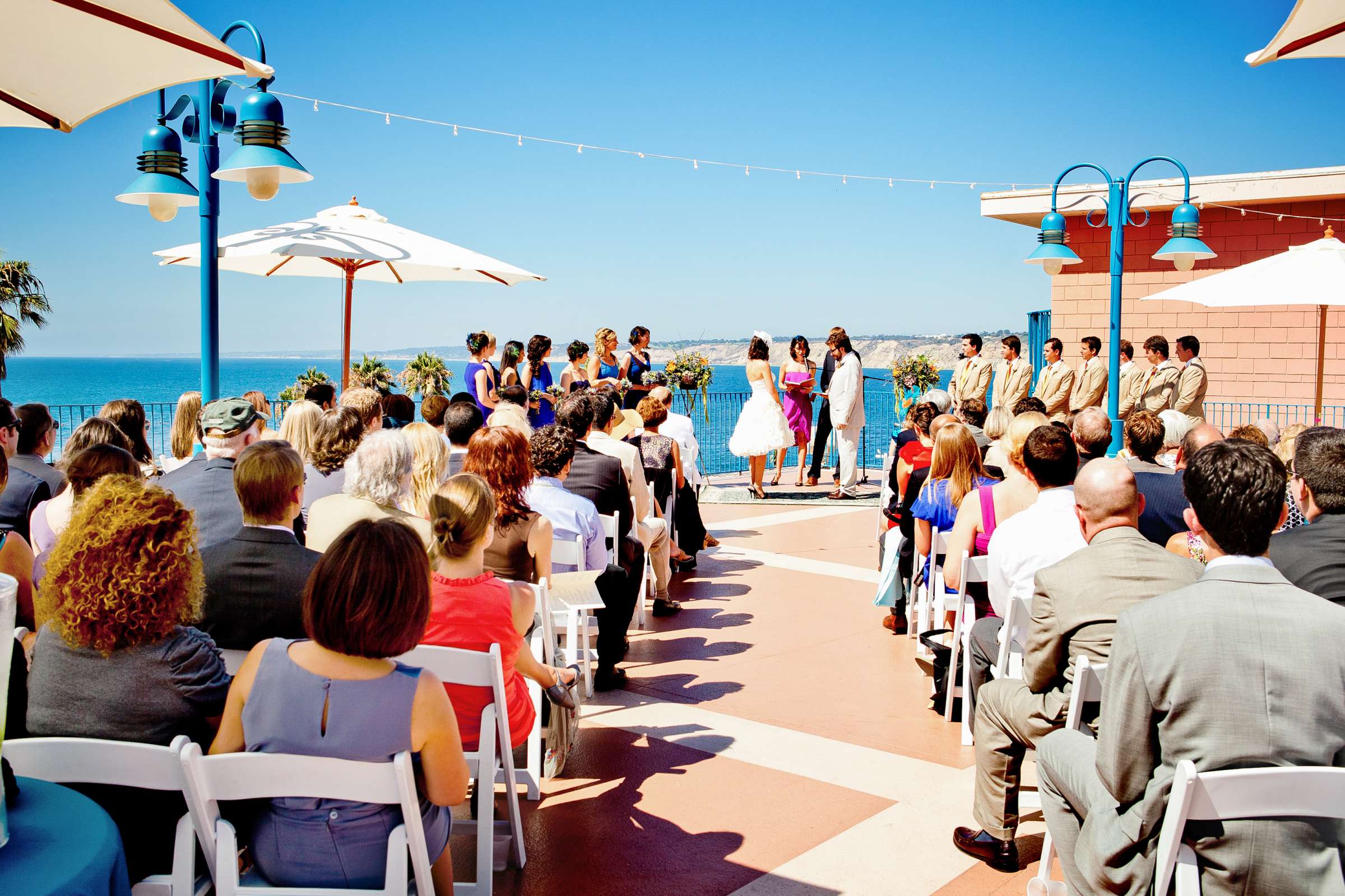 La Jolla Cove Rooftop Wedding coordinated by Green with Envy Events, Carolyn and Antonio Wedding Photo #203722 by True Photography