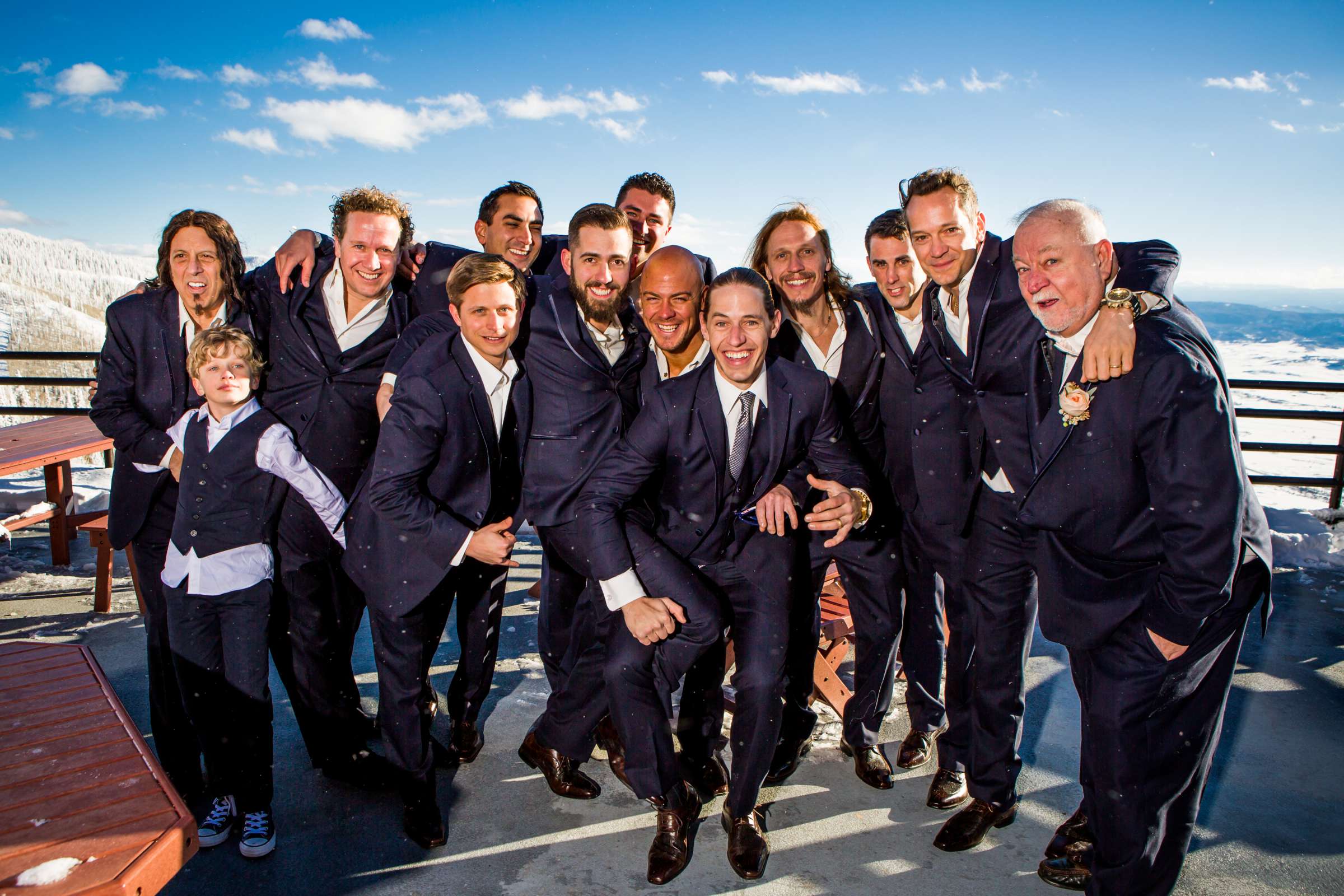 Groomsmen at Steamboat Wedding coordinated by A Touch Of Bliss, Kelly and Justin Wedding Photo #11 by True Photography