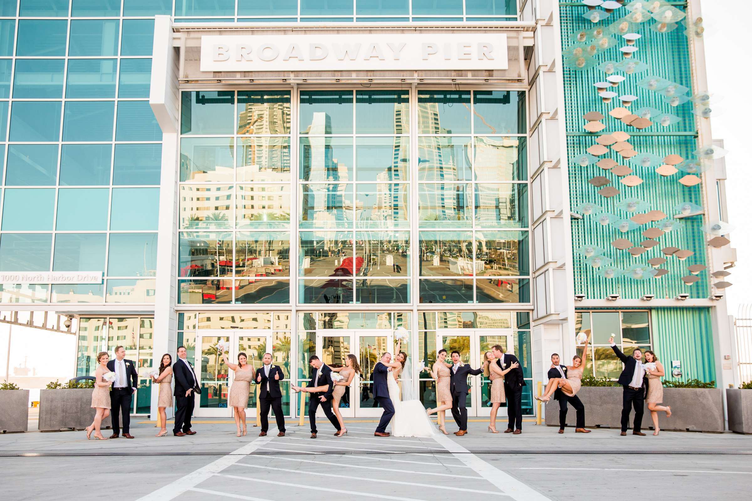 Port Pavilion on Broadway Pier Wedding coordinated by SD Weddings by Gina, Janie and Sean Wedding Photo #75 by True Photography