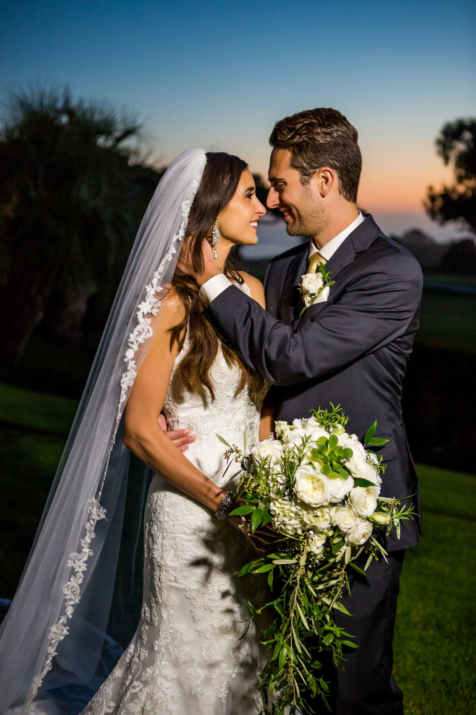 Sunset at Hilton La Jolla Torrey Pines Wedding coordinated by La Dolce Idea, Christina and Eric Wedding Photo #212938 by True Photography