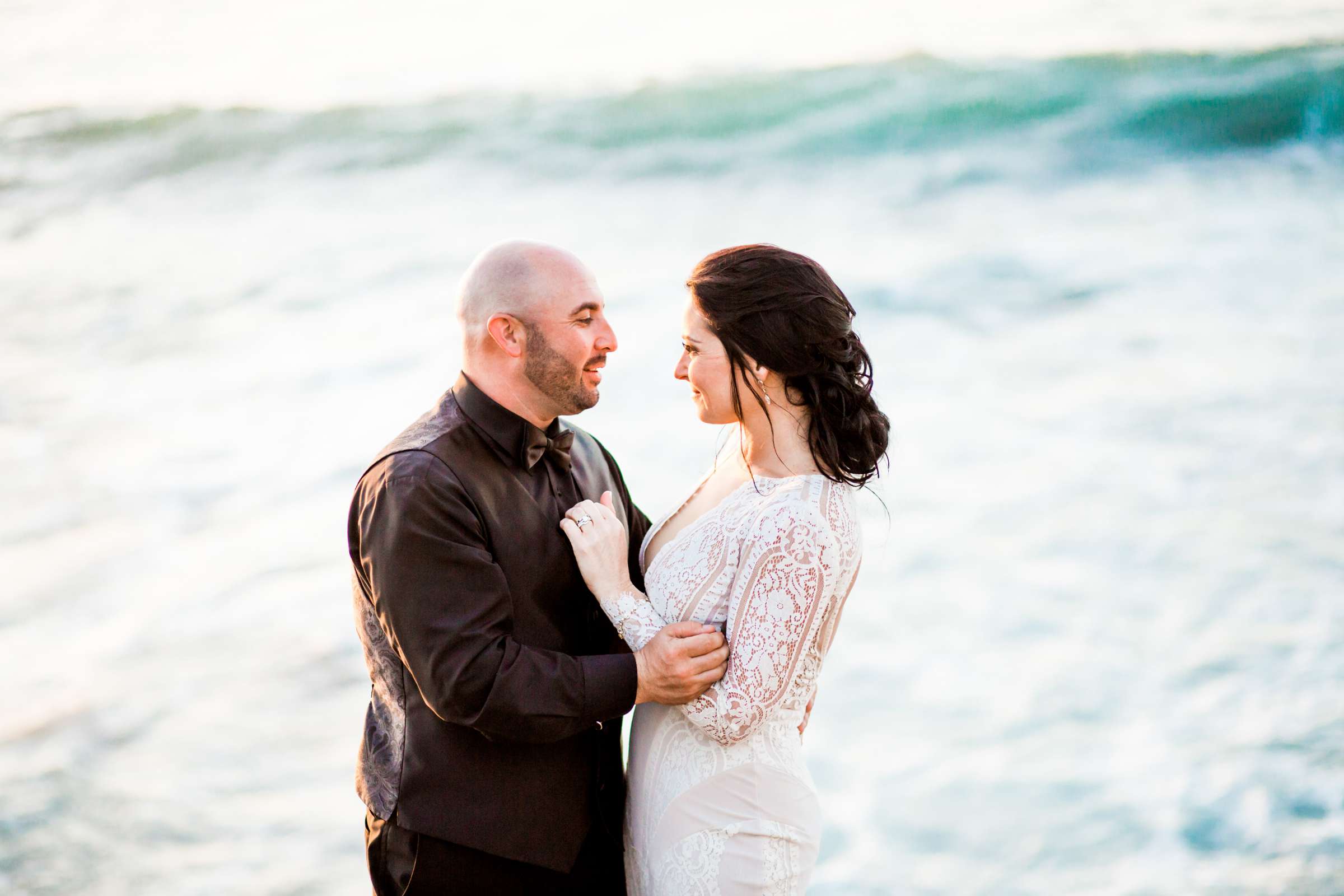 La Jolla Cove Rooftop Wedding, Melanie and Bradley Wedding Photo #14 by True Photography