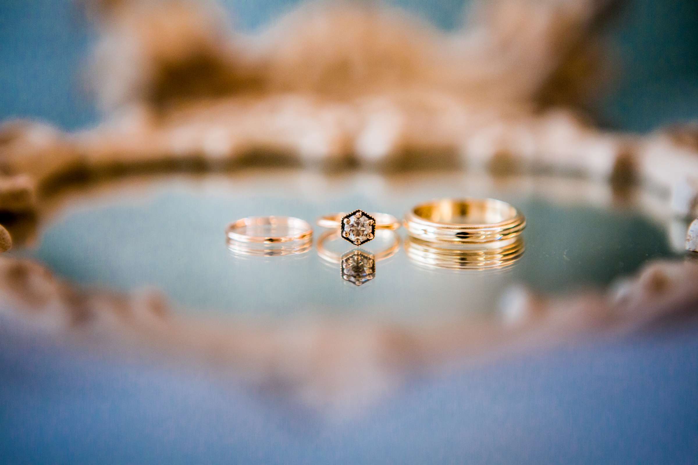 Reflection, Rings at The Thursday Club Wedding coordinated by Seven Stems Floral Design & Events, Christina and Donald Wedding Photo #2 by True Photography