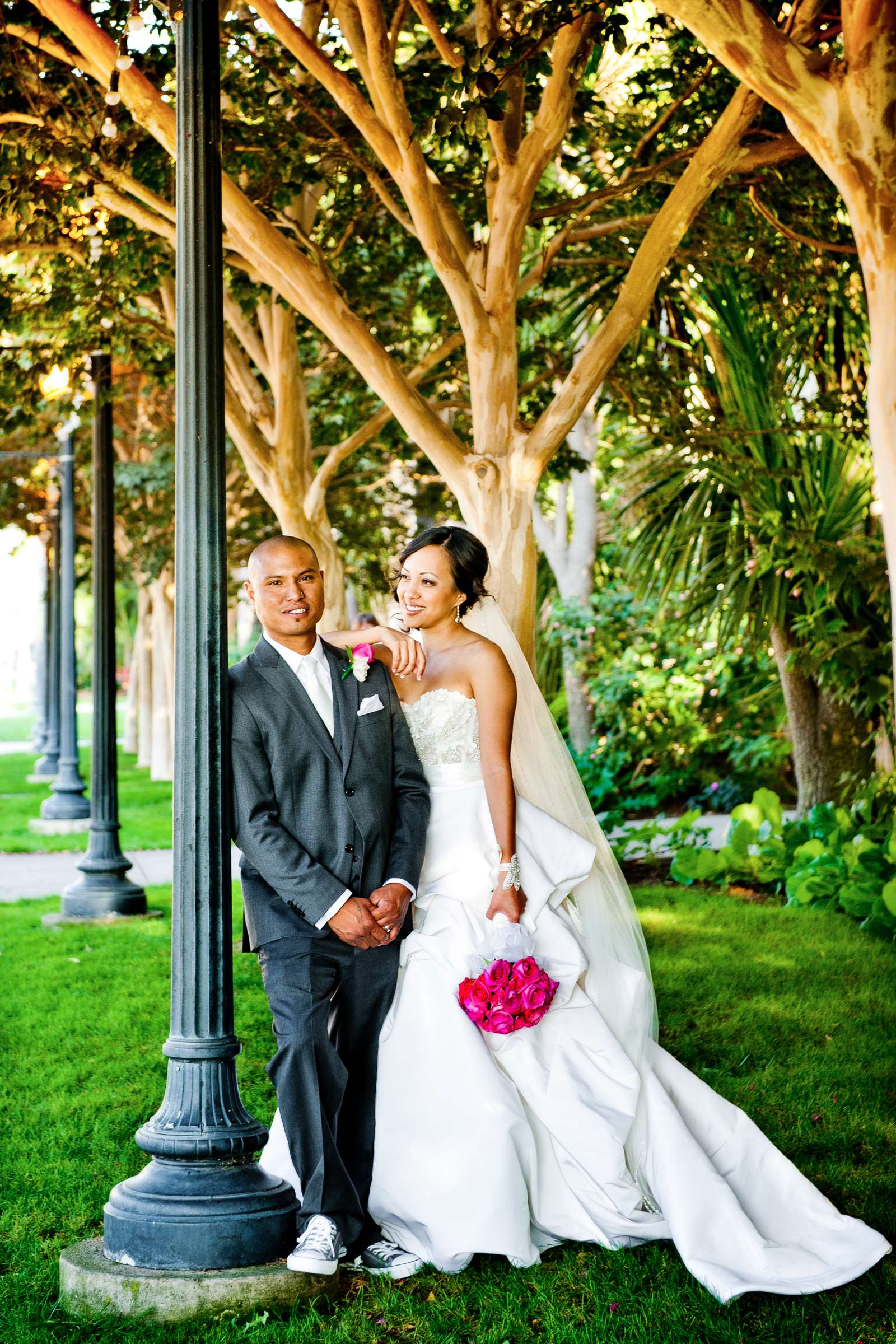 Japanese Friendship Garden Wedding coordinated by The Best Wedding For You, Jennifer and Merrill Wedding Photo #217745 by True Photography