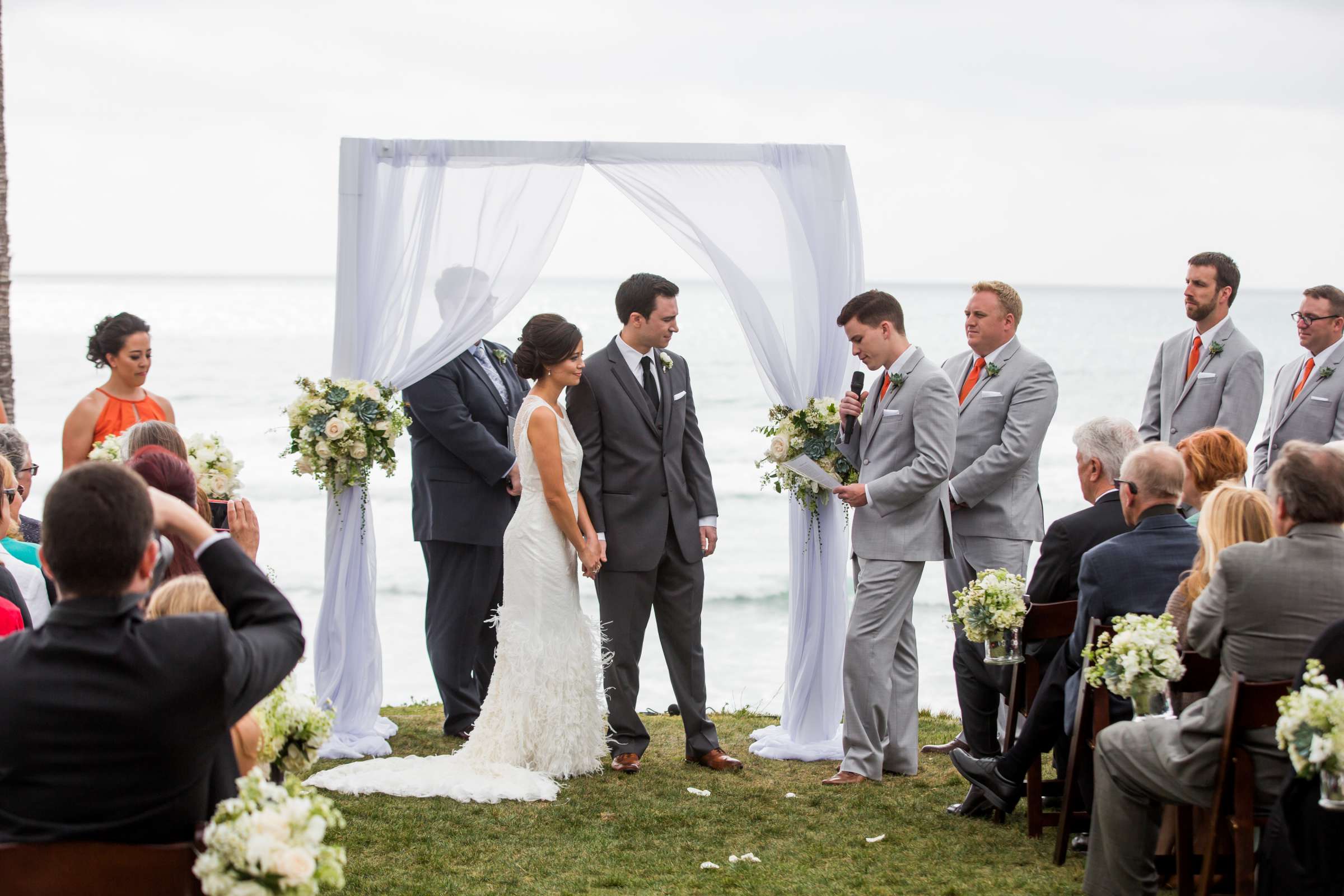 Scripps Seaside Forum Wedding coordinated by First Comes Love Weddings & Events, Katy and Adam Wedding Photo #50 by True Photography
