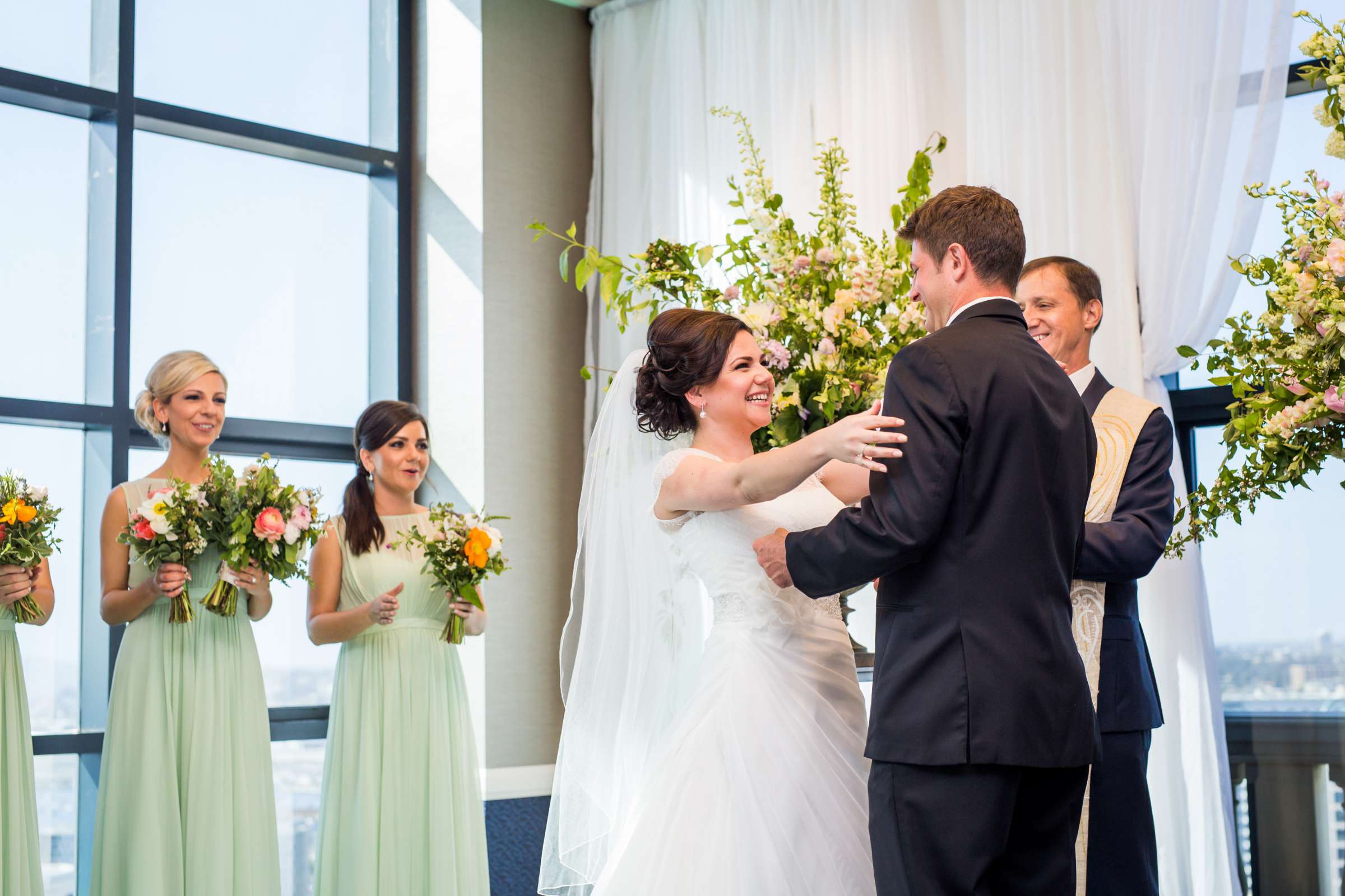 Manchester Grand Hyatt San Diego Wedding coordinated by Lavish Weddings, Jill and Andy Wedding Photo #45 by True Photography