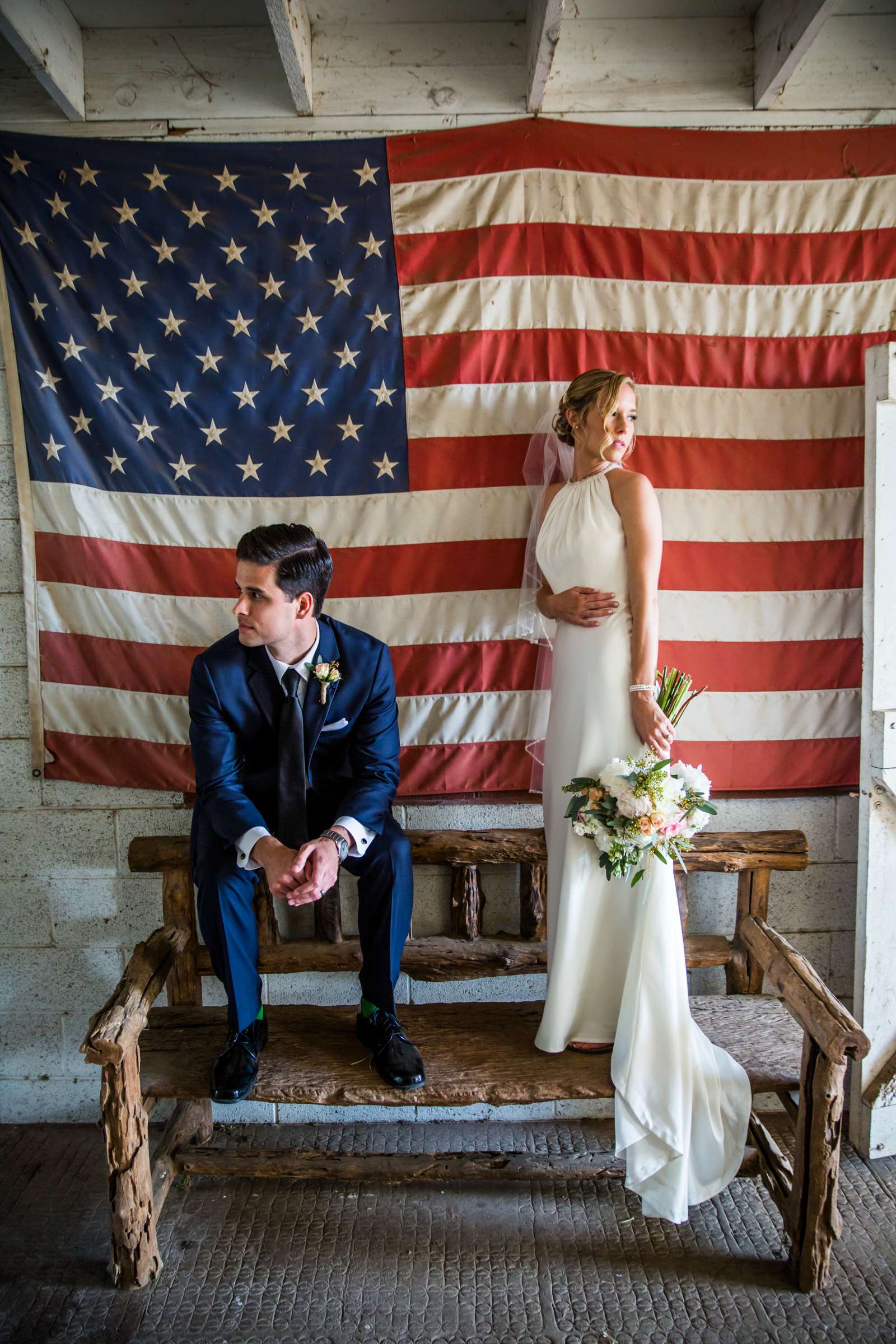 Rustic photo, Stylized Portrait, Bride and Groom at Condors Nest Ranch Wedding, Allison and Justin Wedding Photo #4 by True Photography