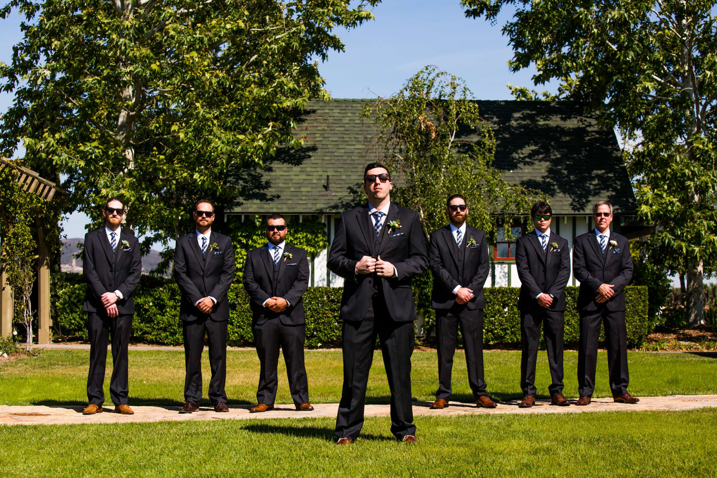 Ponte Estate Winery Wedding coordinated by Seven Stems Floral Design & Events, Jennifer and Justin Wedding Photo #10 by True Photography