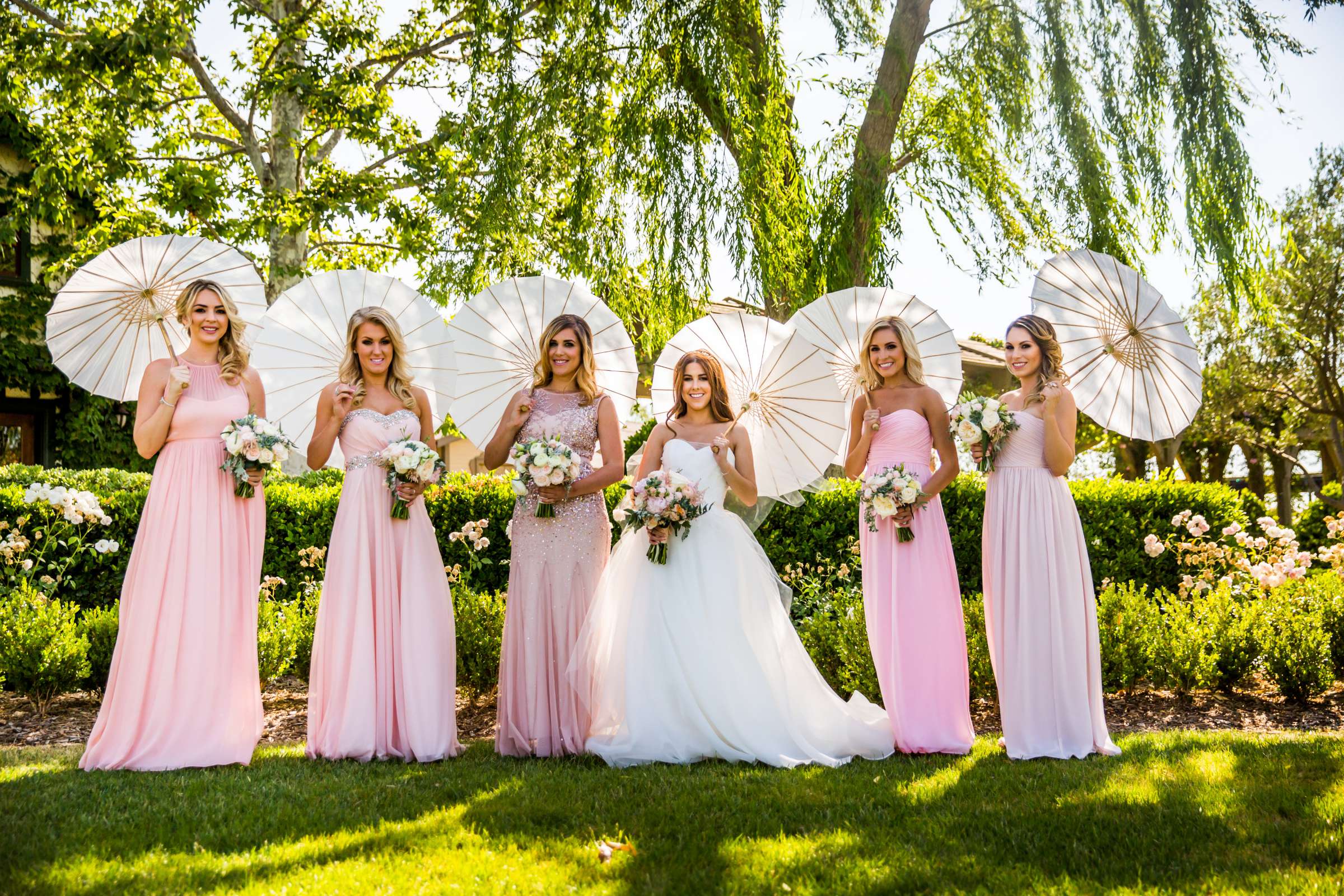 Ponte Estate Winery Wedding coordinated by Seven Stems Floral Design & Events, Jennifer and Justin Wedding Photo #18 by True Photography