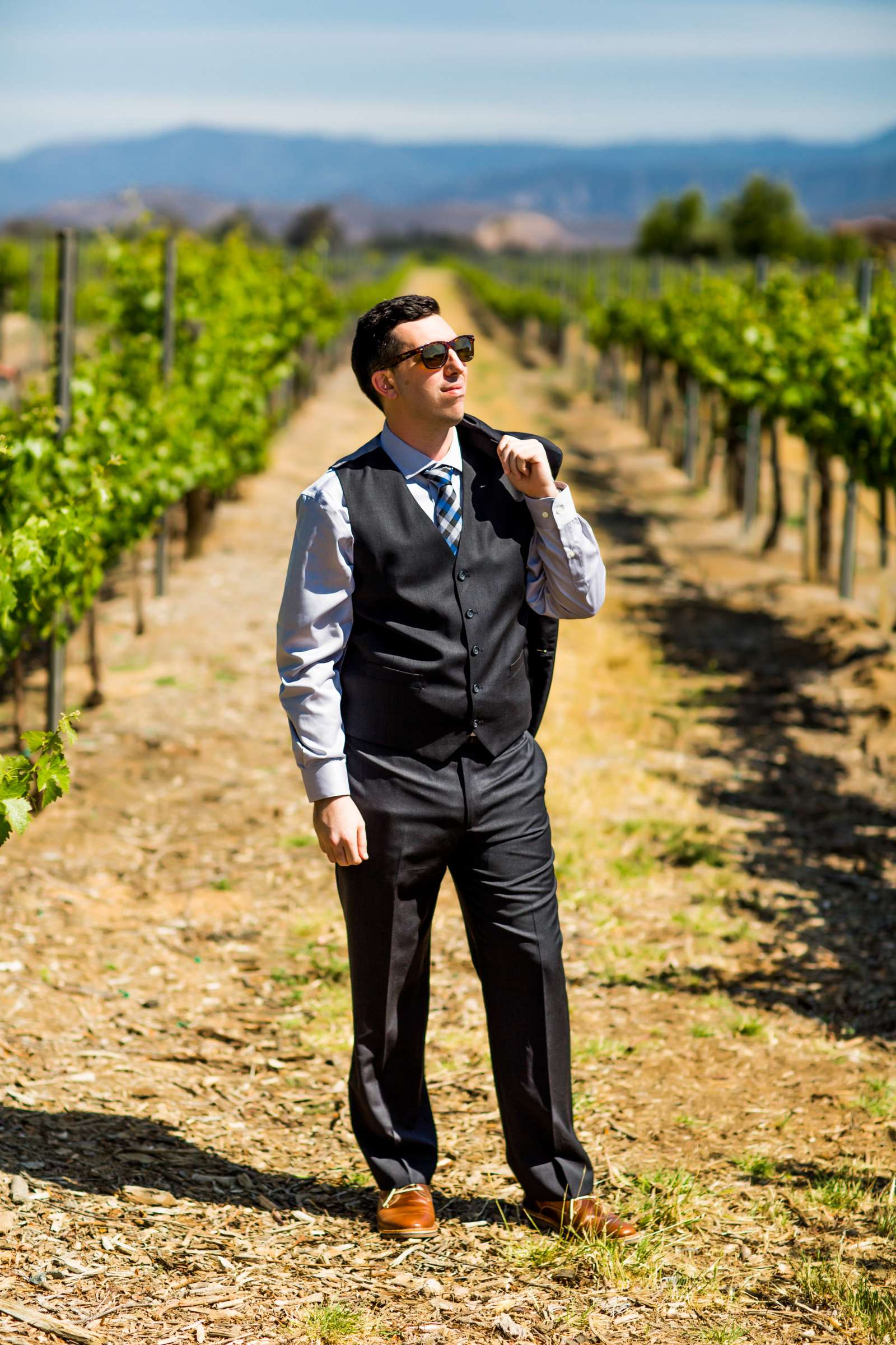 Ponte Estate Winery Wedding coordinated by Seven Stems Floral Design & Events, Jennifer and Justin Wedding Photo #19 by True Photography