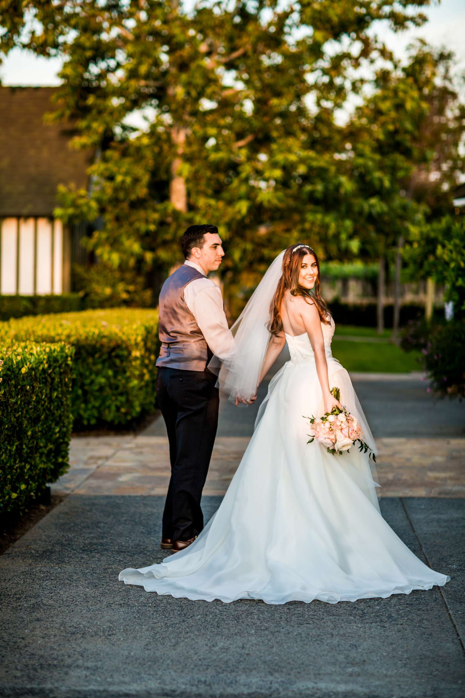 Ponte Estate Winery Wedding coordinated by Seven Stems Floral Design & Events, Jennifer and Justin Wedding Photo #104 by True Photography