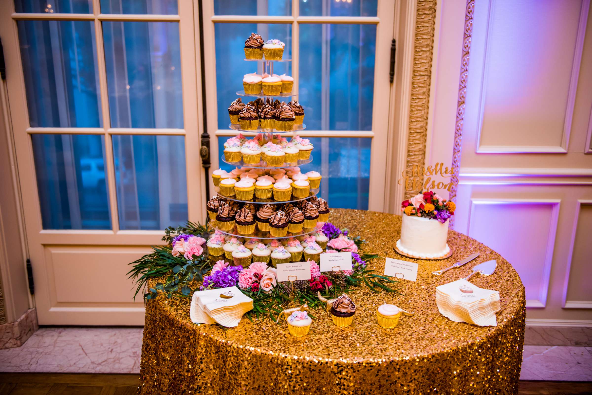 Cupcake at The Westgate Hotel Wedding coordinated by After the Engagement, Kelly and Travis (TJ) Wedding Photo #77 by True Photography