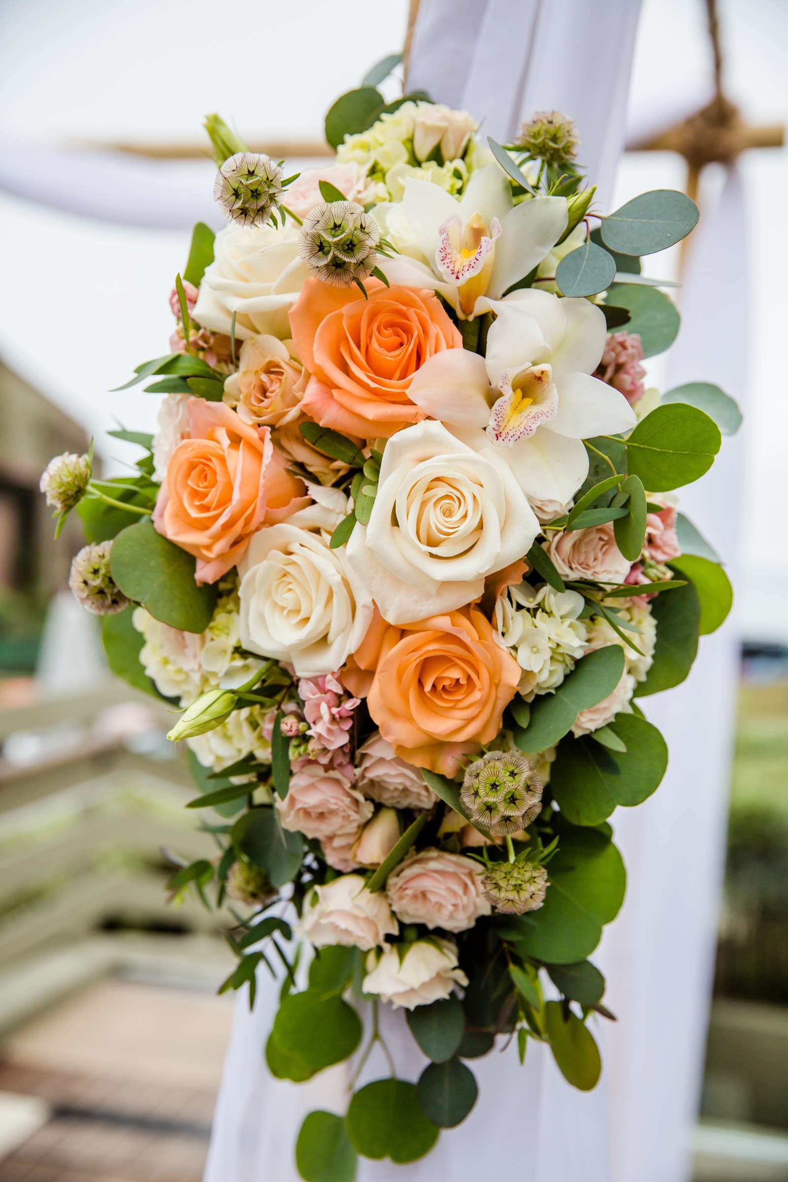 Flowers, Ceremony at L'Auberge Wedding coordinated by Hannah Smith Events, Karen and Scott Wedding Photo #230549 by True Photography