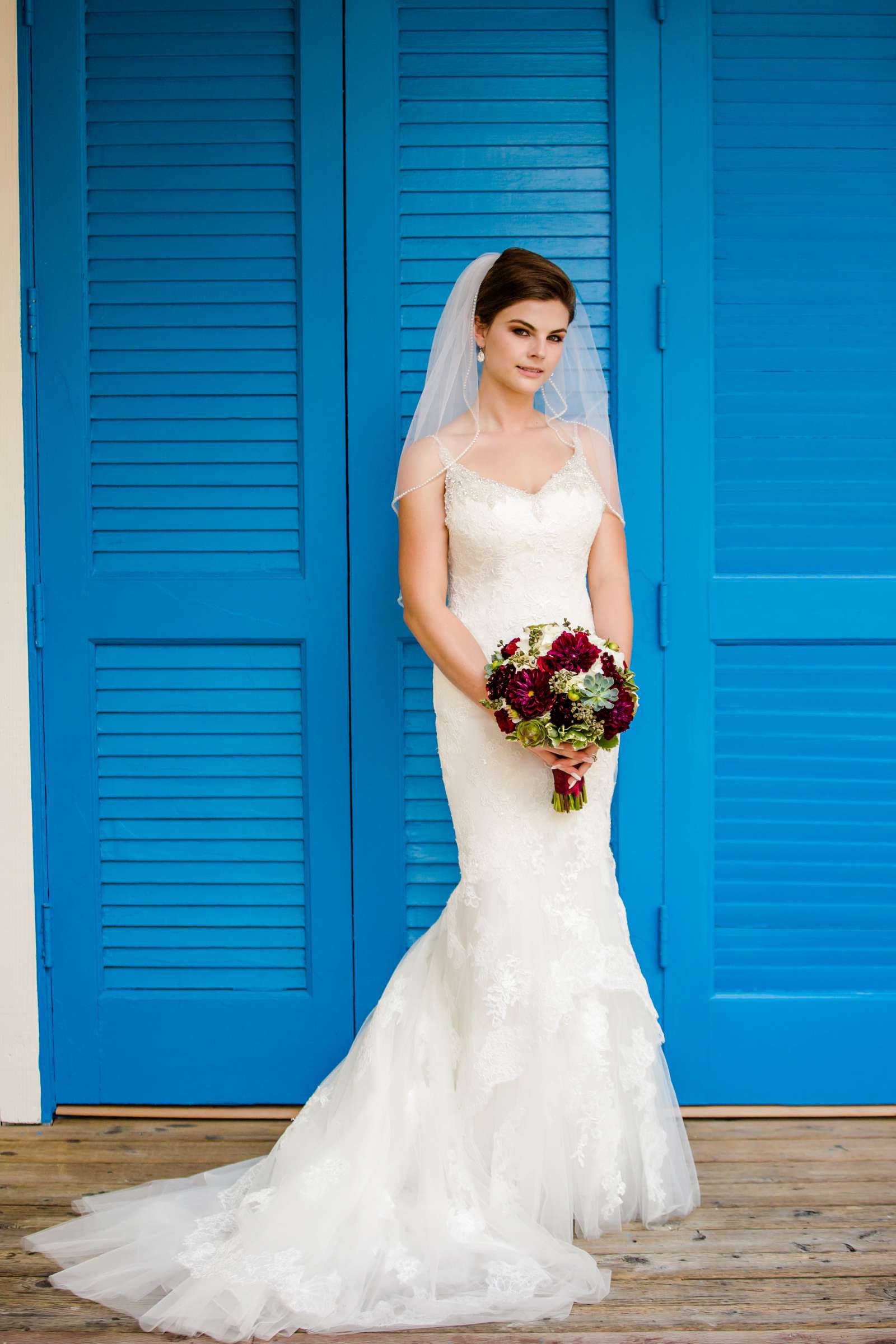 Blue colors at Marriott Marquis San Diego Marina Wedding, Marion and Geno Wedding Photo #6 by True Photography