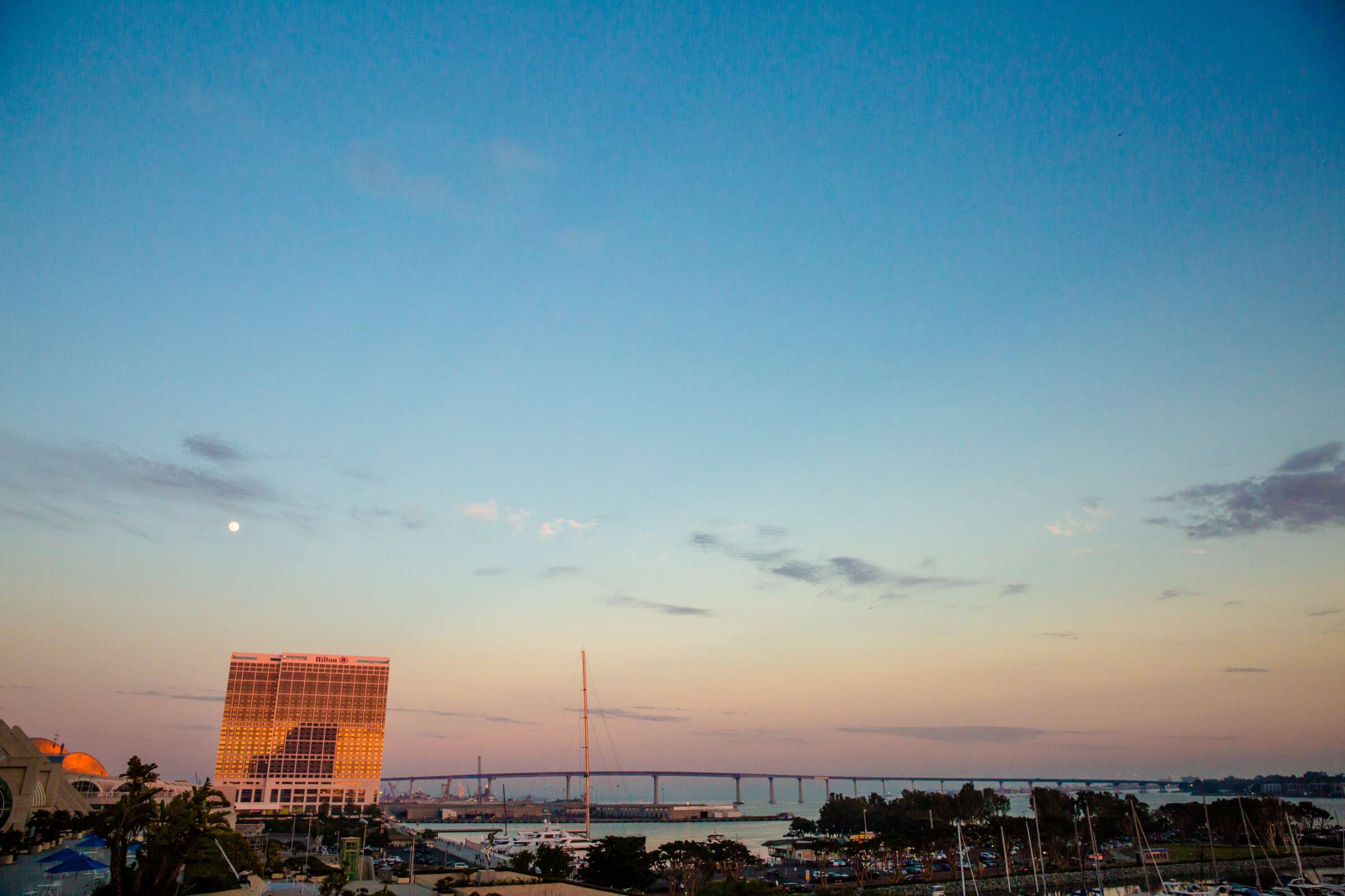 Sunset at Marriott Marquis San Diego Marina Wedding, Marion and Geno Wedding Photo #15 by True Photography