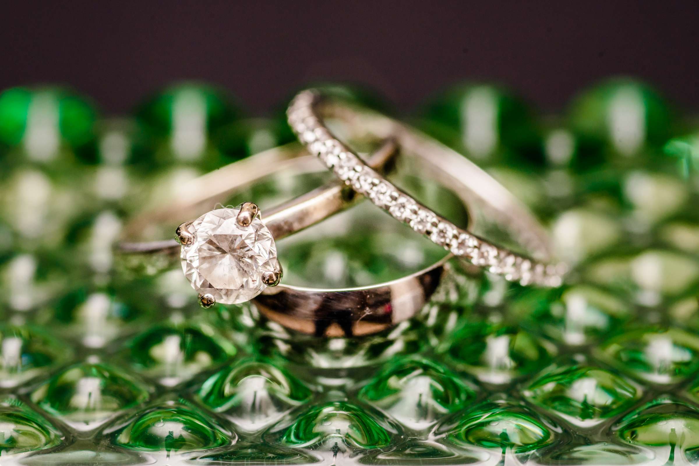 Green colors, Rings at Morgan Run Wedding, Natalie and Ryan Wedding Photo #234631 by True Photography