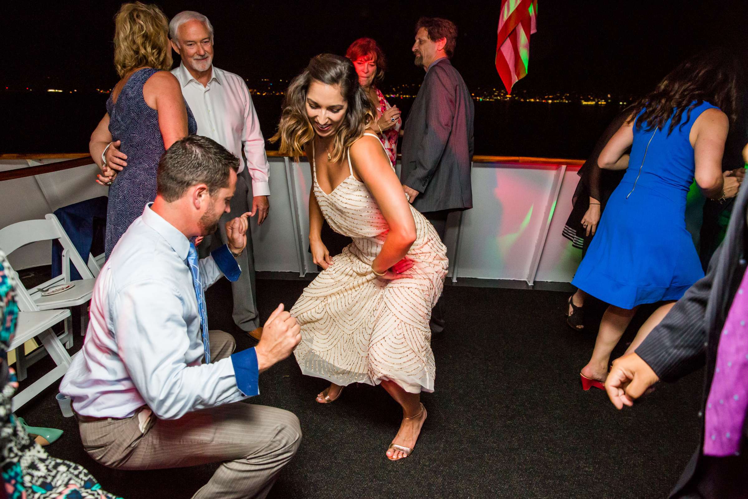 Flagship Cruises and Events Wedding coordinated by First Comes Love Weddings & Events, Kathleen and Adam Wedding Photo #110 by True Photography